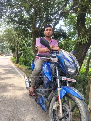 টিভিএস অ্যাপাচি আরটিআর ১৬০ ২ভি রিফ্রেশ এক্স-কানেক্ট ২০১৮ নীল