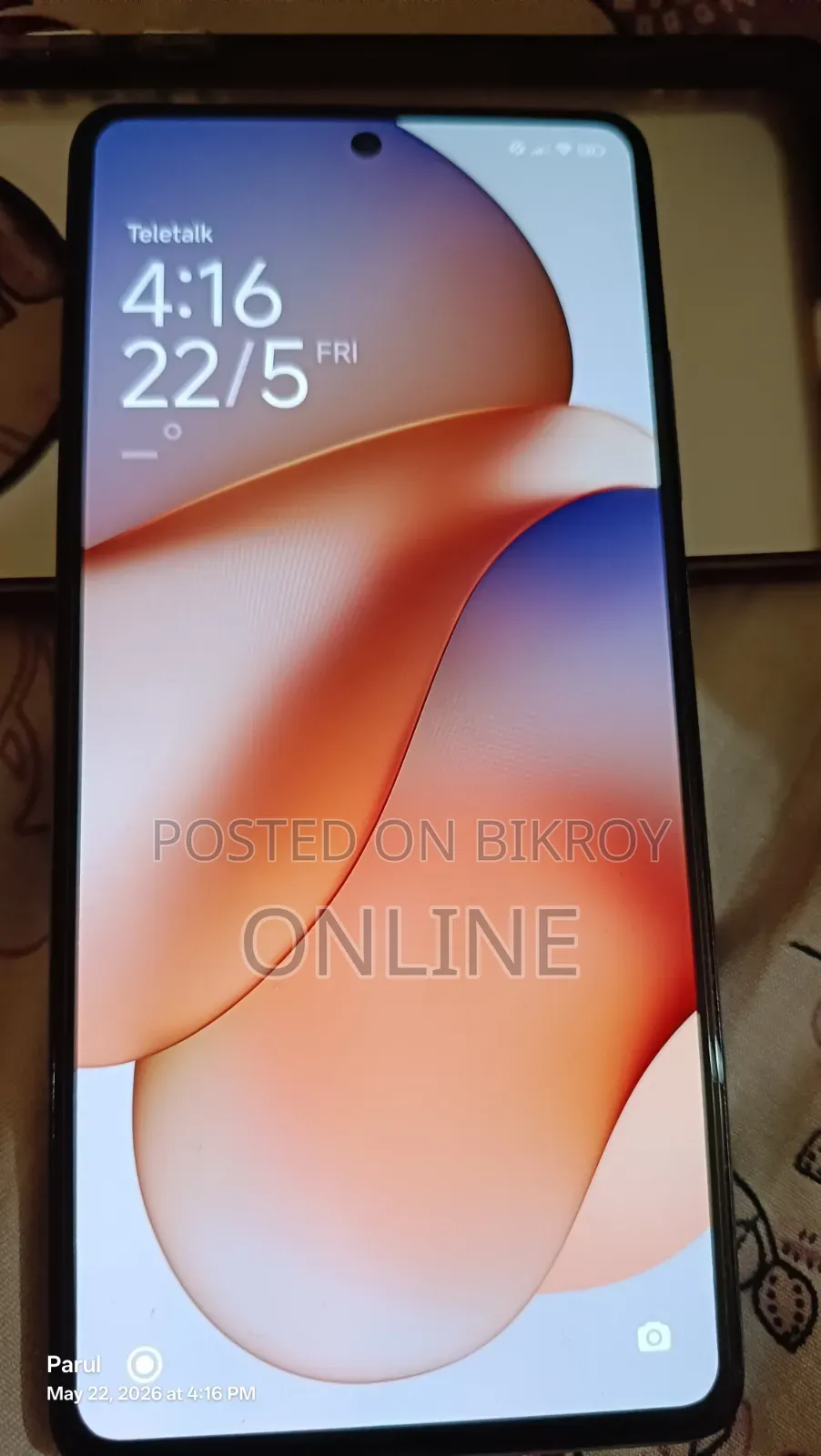 শাওমি রেডমি নোট ১২ প্রো+ ২৫৬ জিবি ব্লু