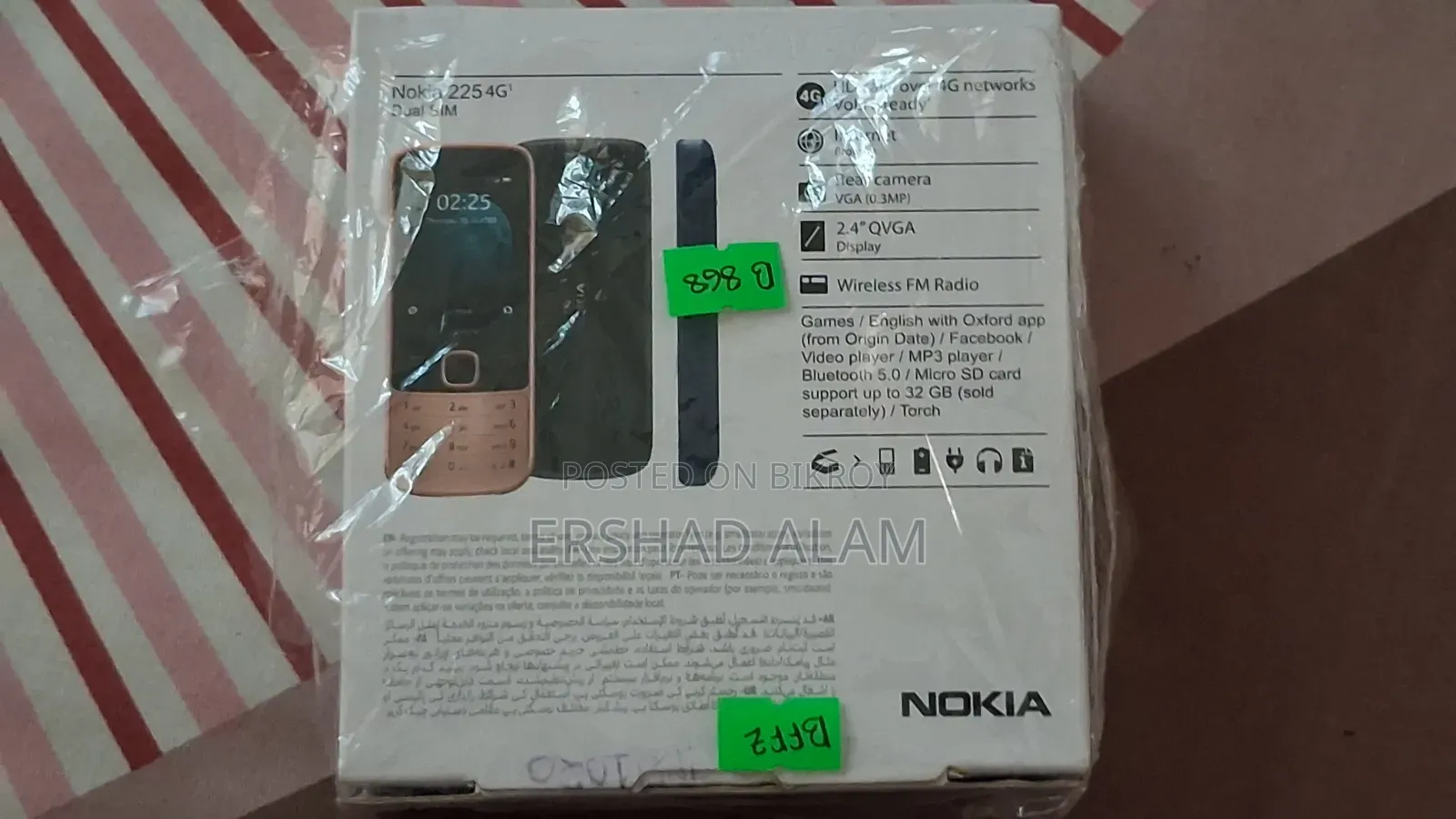 New Nokia 225 Dual SIM Black
