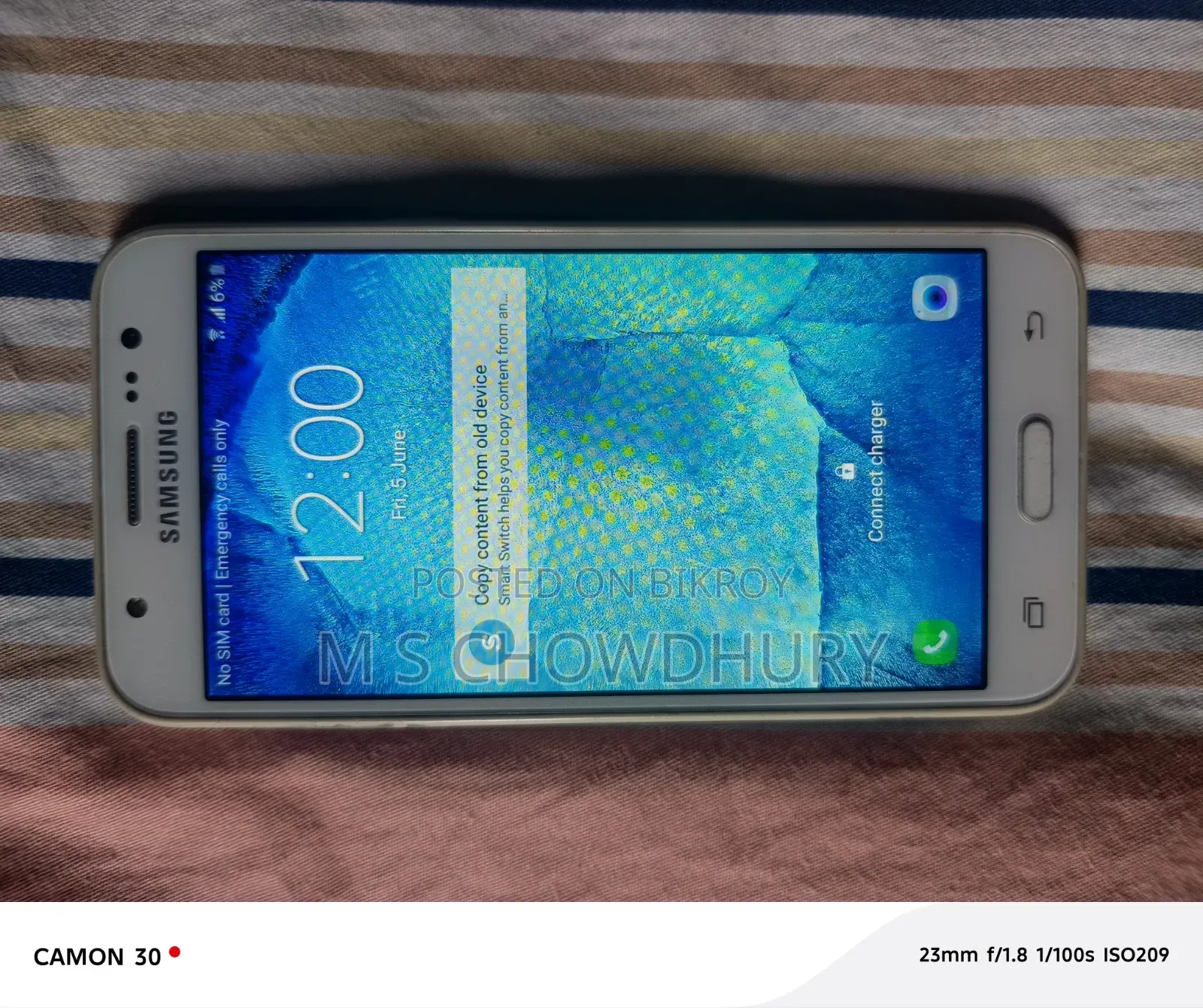 Samsung Galaxy J5 8 GB White