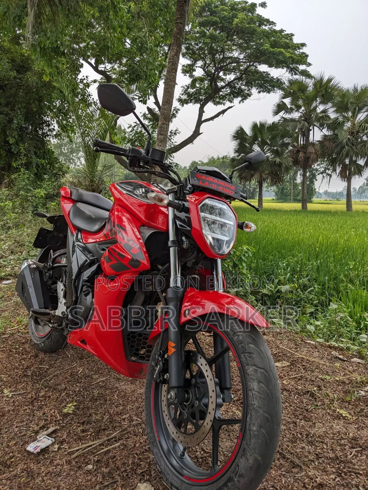 Suzuki Bike 2023 Red