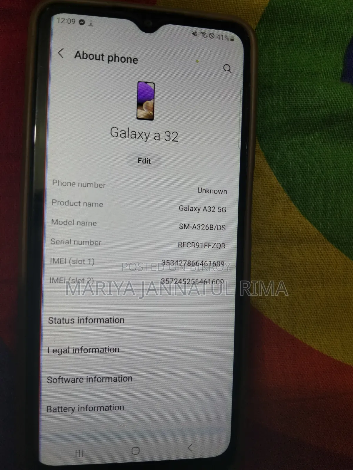 Samsung Galaxy A32 128 GB White