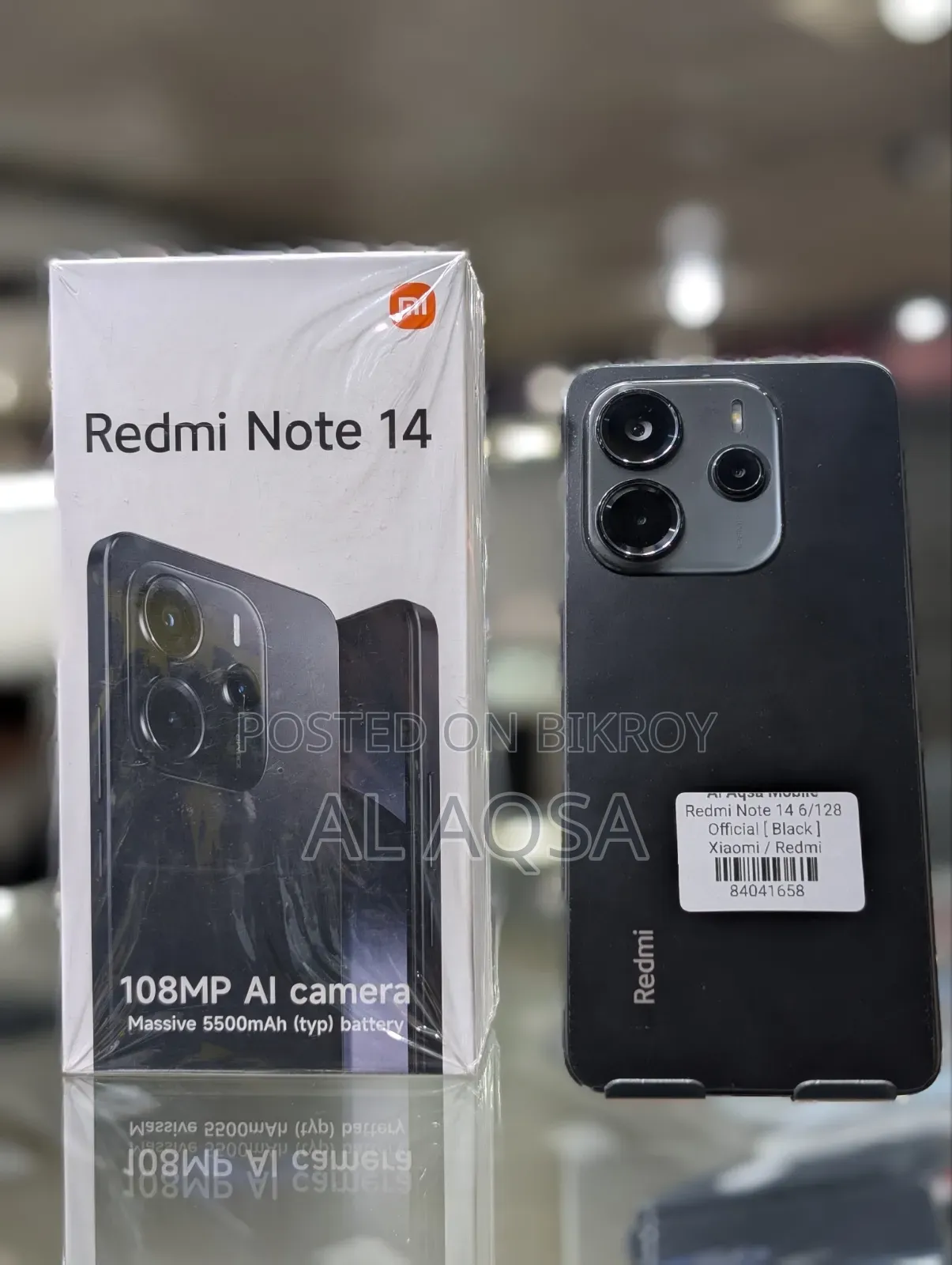 Xiaomi Redmi Note 14 4G 128 GB Black