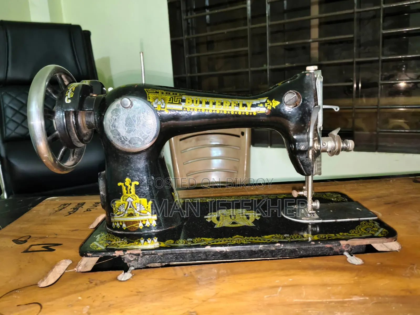 Butterfly Sewing Machine for Sale (with wooden stand) – In Good Condition