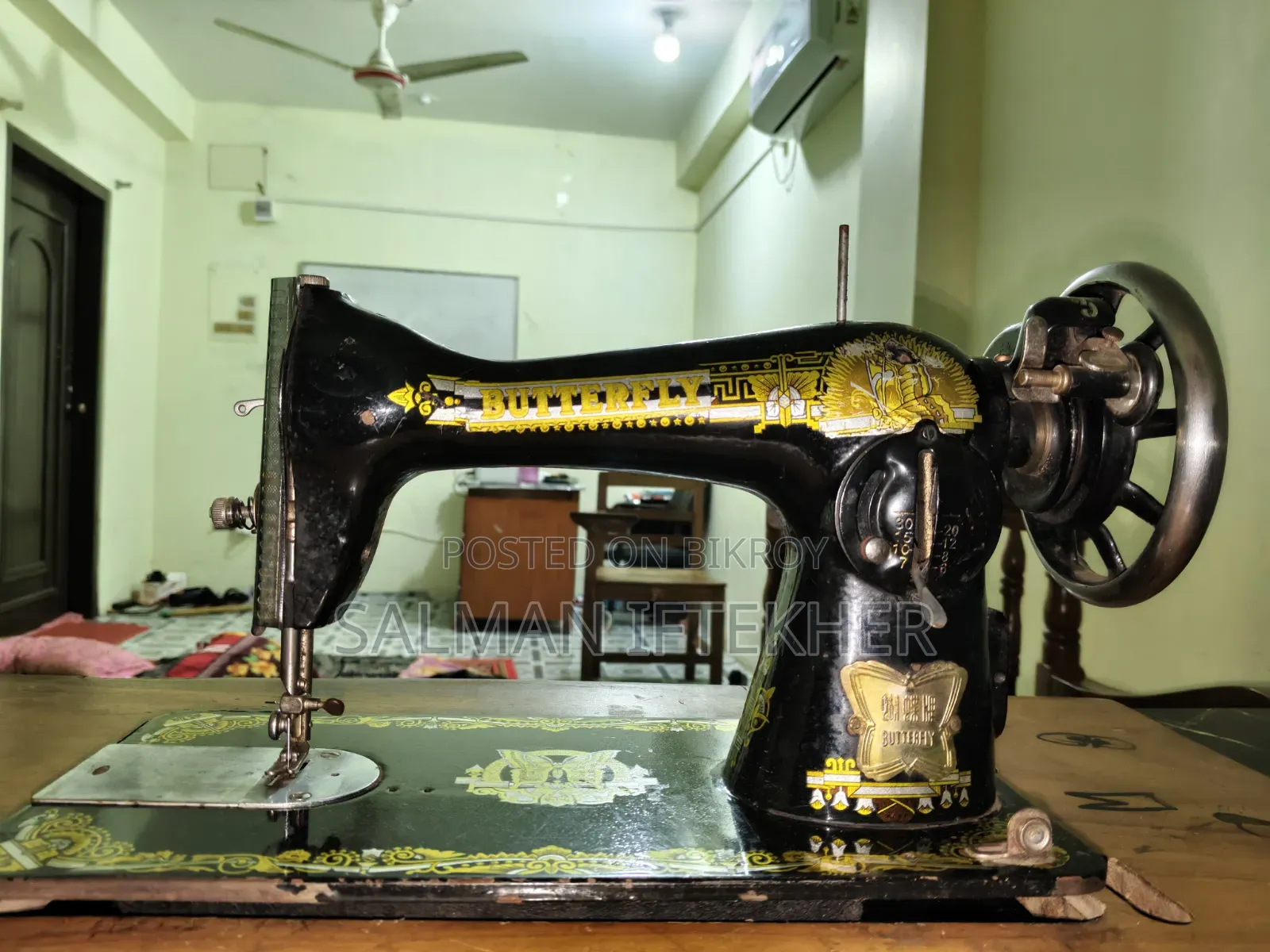 Butterfly Sewing Machine for Sale (with wooden stand) – In Good Condition