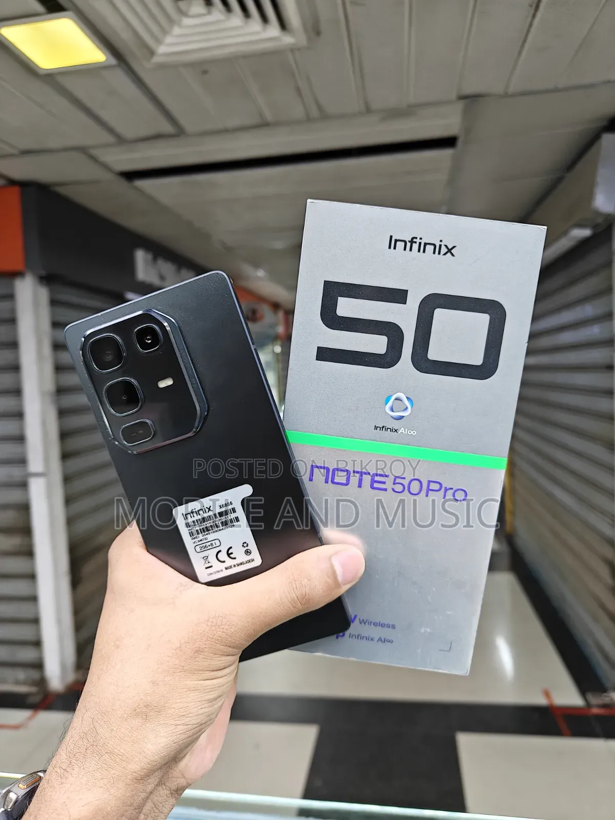 Infinix Note 50 Pro 256 GB Black