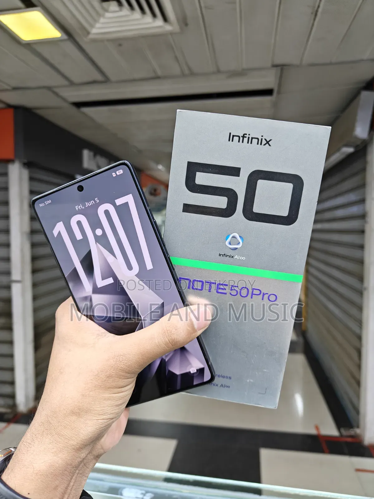 Infinix Note 50 Pro 256 GB Black