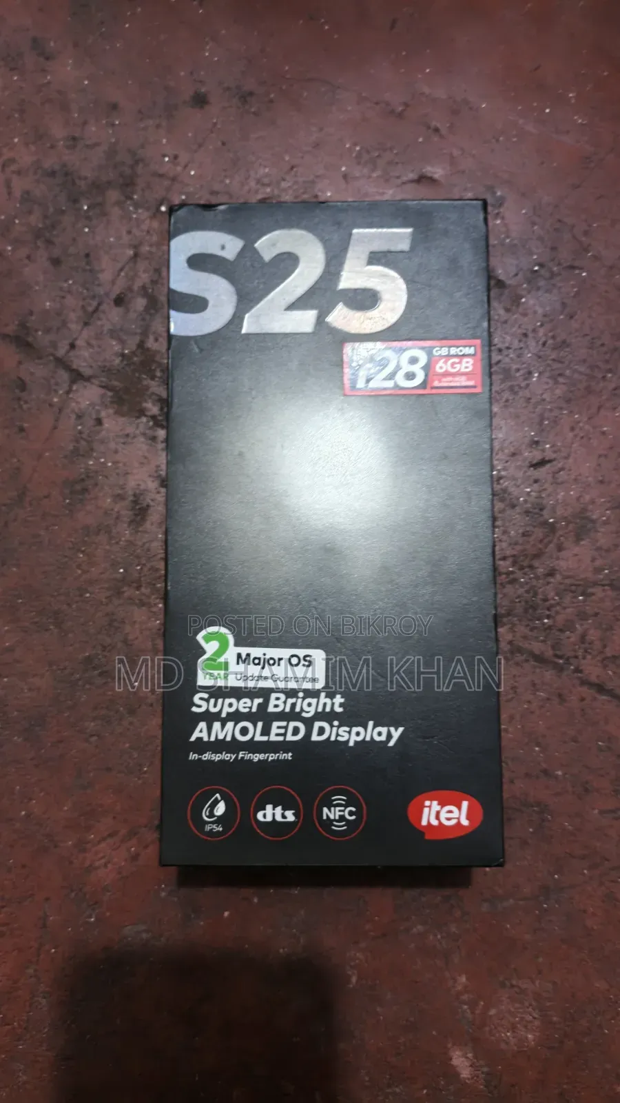 Itel S25 128 GB Blue
