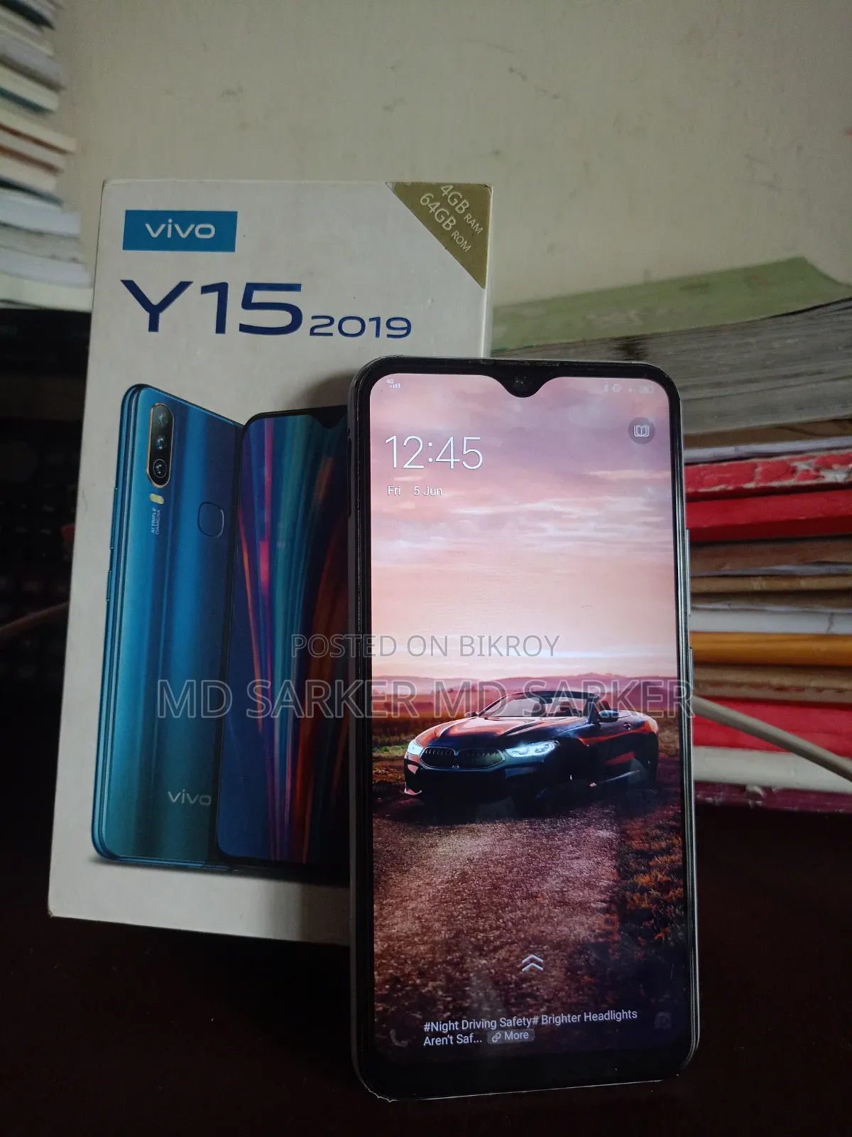 Vivo Y15 64 GB Blue