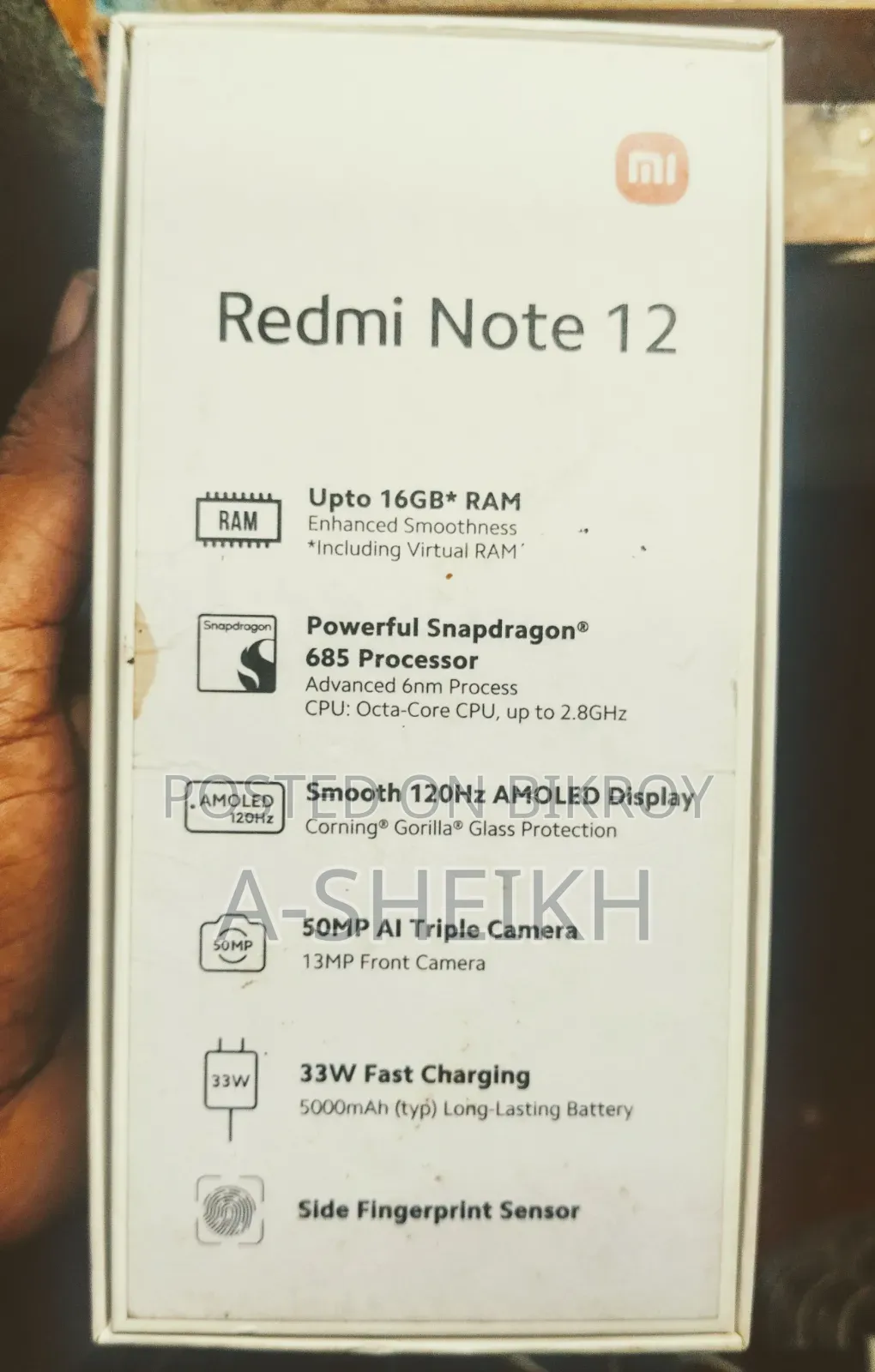 Xiaomi Redmi Note 12 128 GB Black