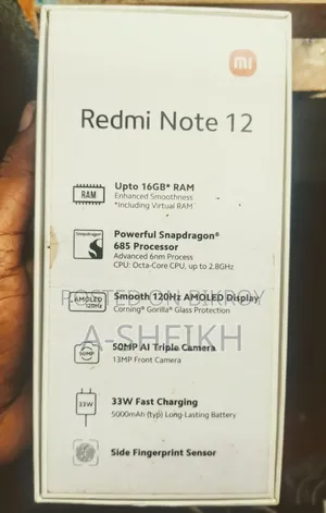 Xiaomi Redmi Note 12 128 GB Black