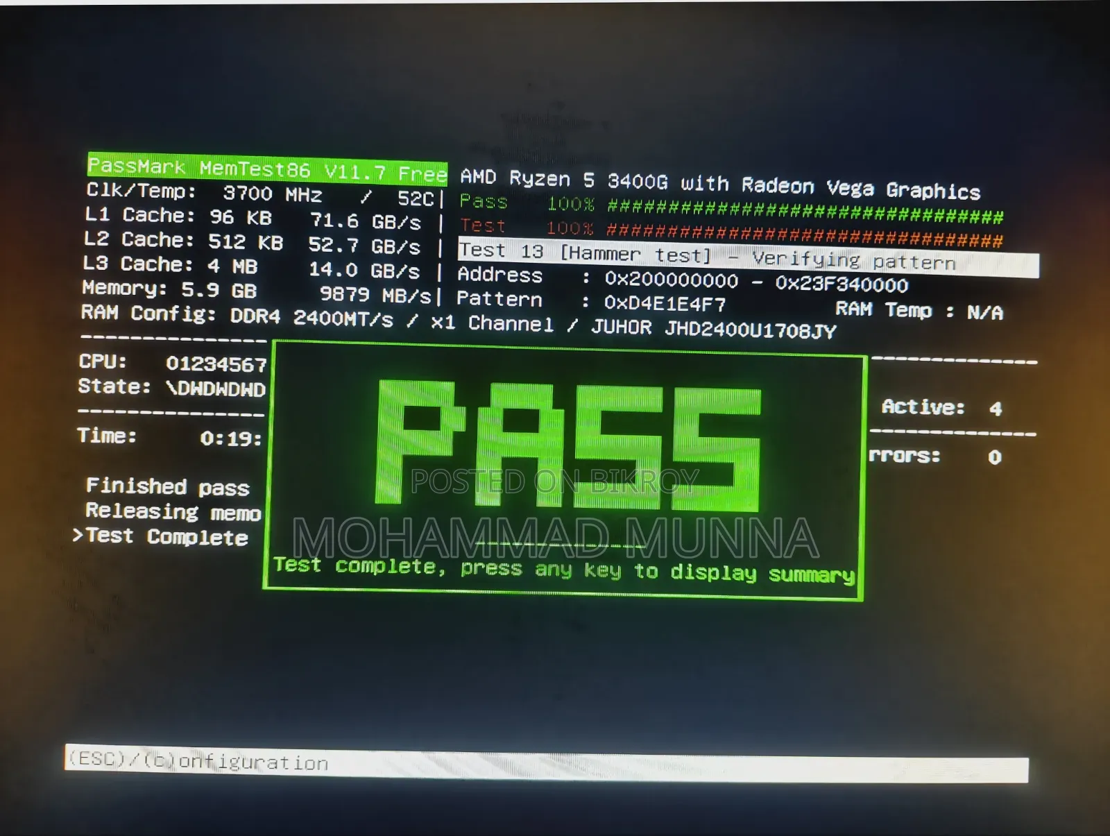 DDR4 8GB RAM