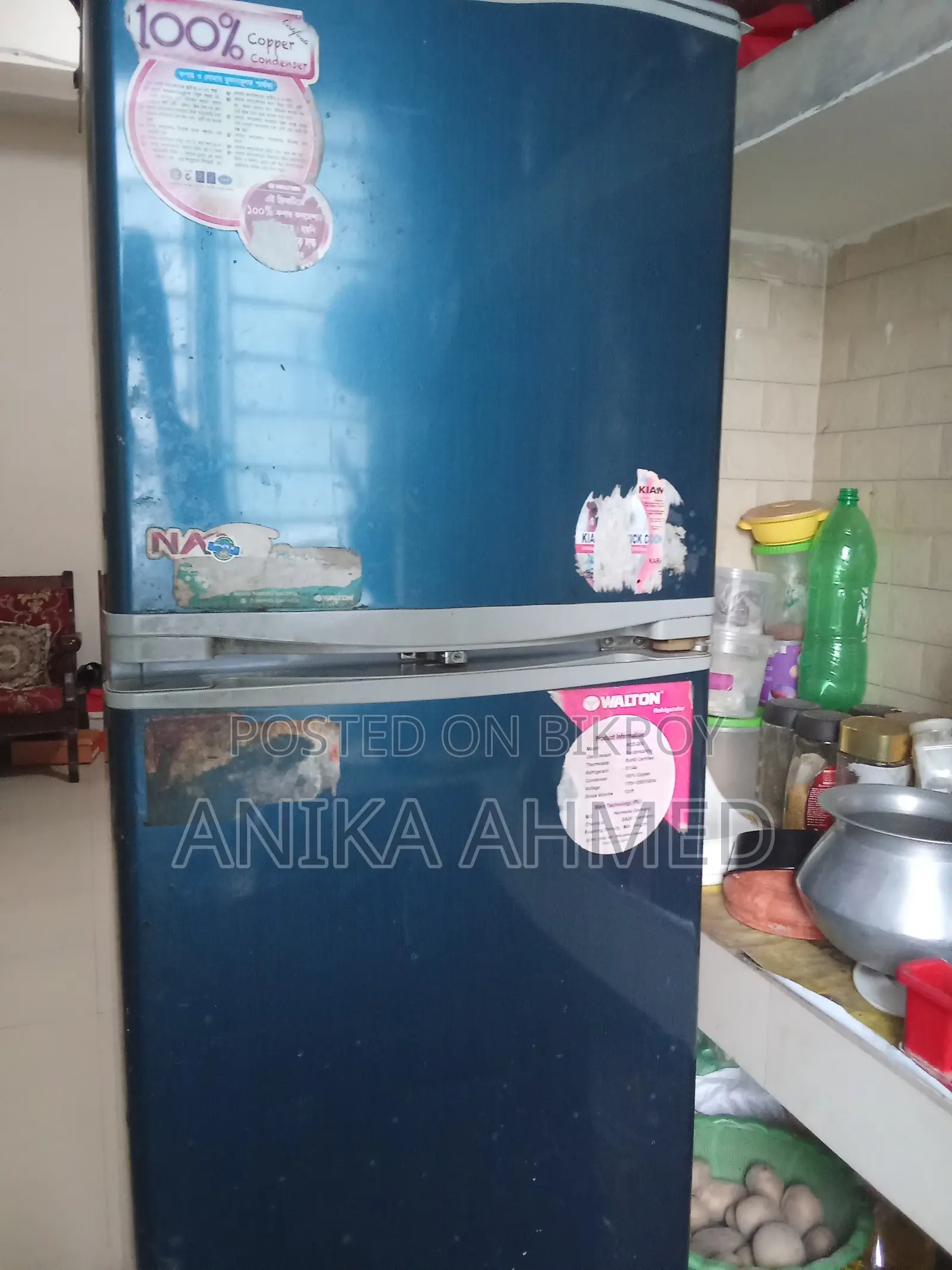 Old Walton refrigerator for sale. 12 CFT