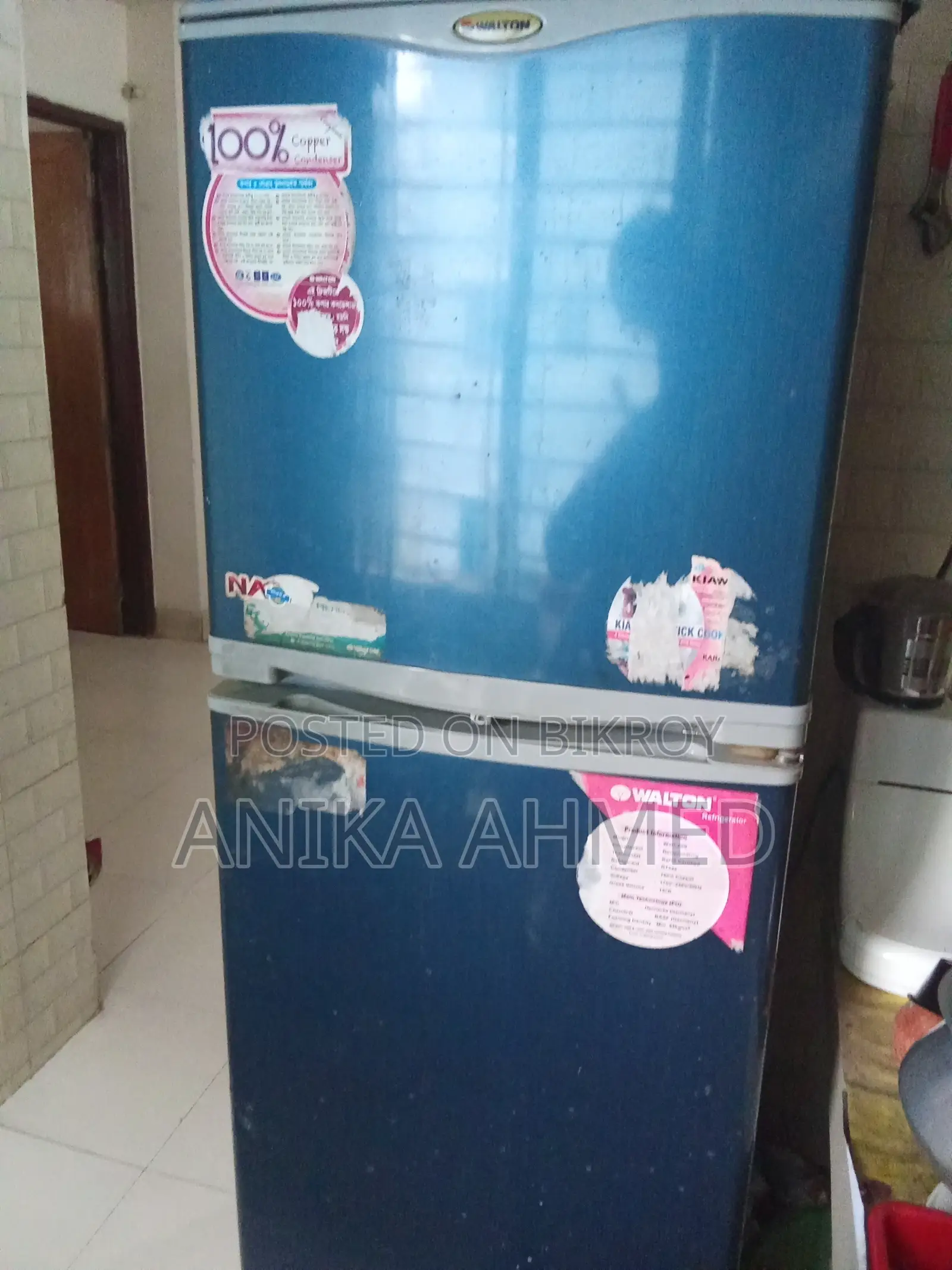 Old Walton refrigerator for sale. 12 CFT