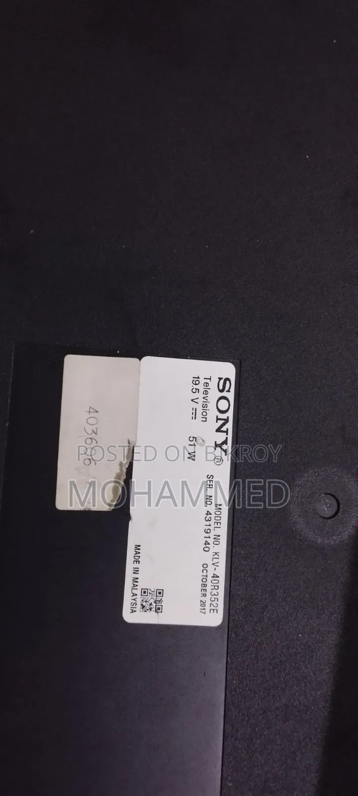 Sony Bravia 40/101.6 Cm Model R35 E