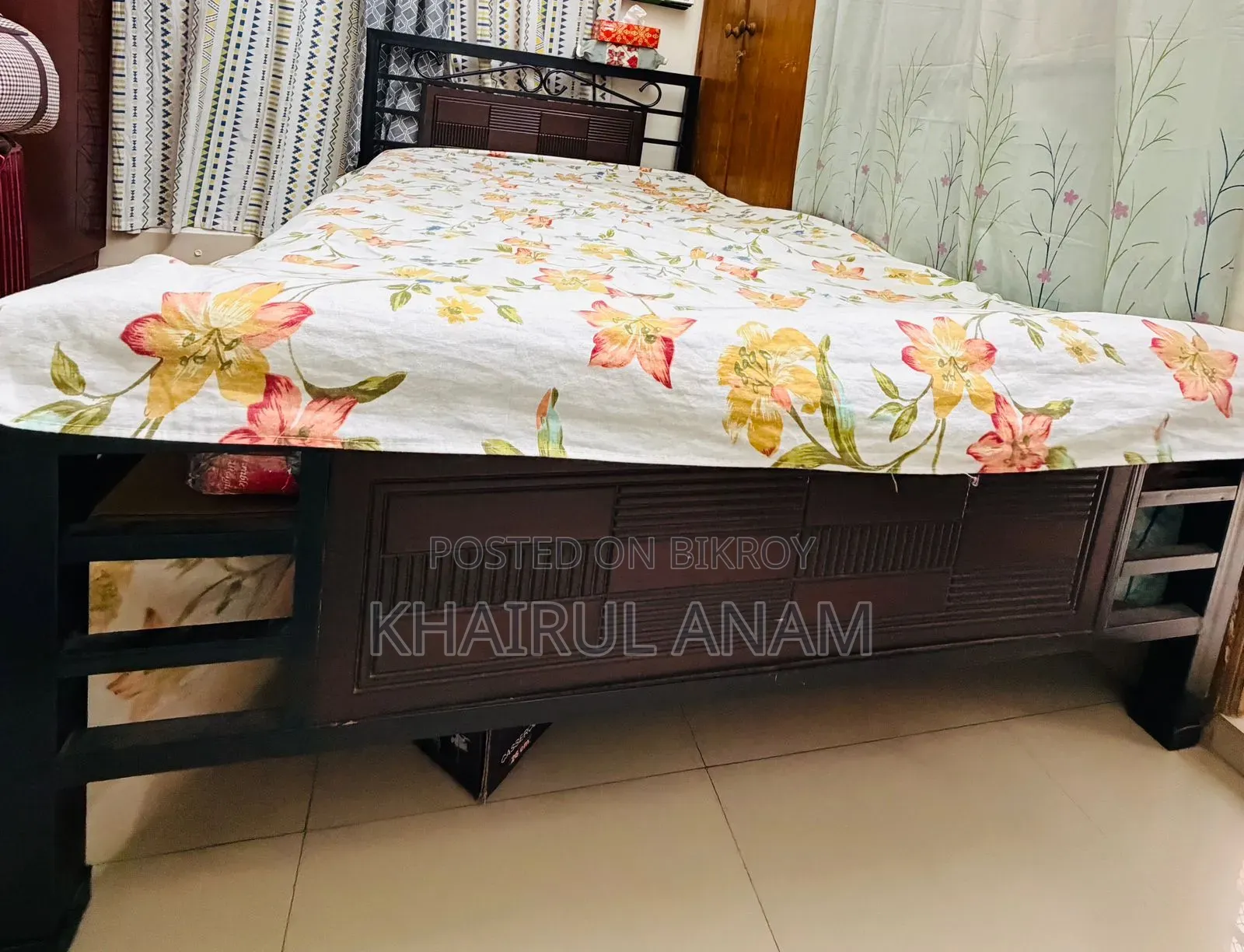স্টিলের বিছানা (সাইজ ৪/৭)