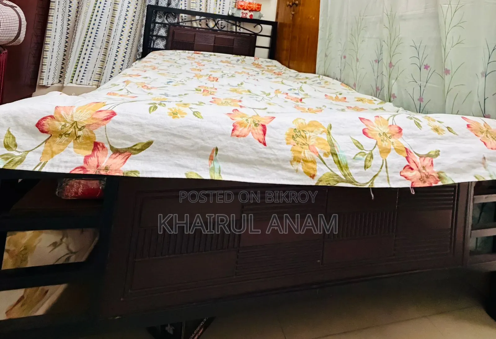 স্টিলের বিছানা (সাইজ ৪/৭)