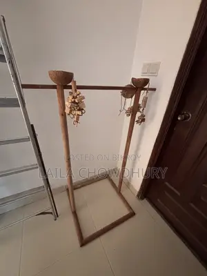 Wooden Bird Stand