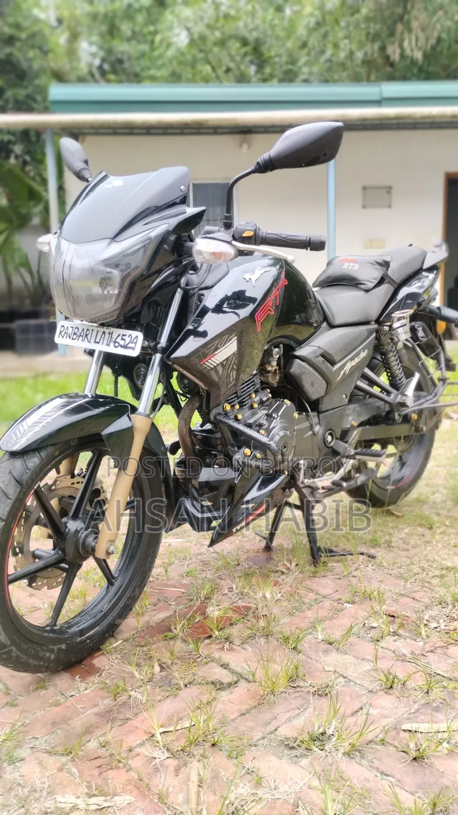New TVS Apache RTR 160 2V 2021 Black