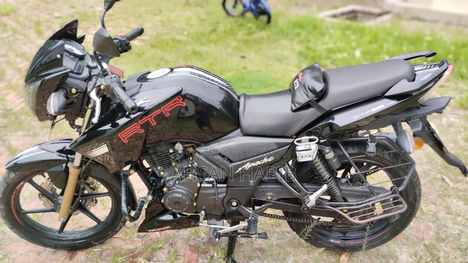 New TVS Apache RTR 160 2V 2021 Black