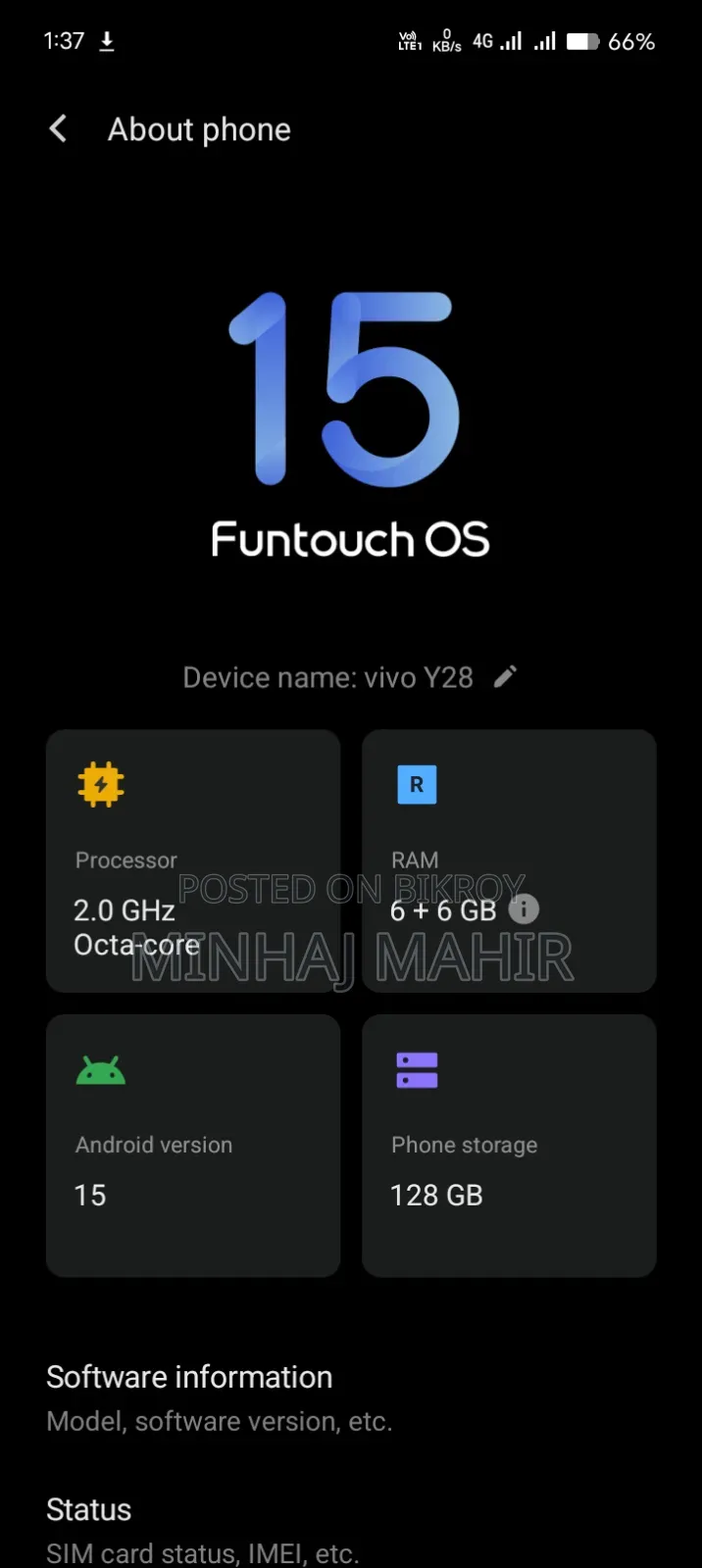 Vivo Y28 8 GB Green