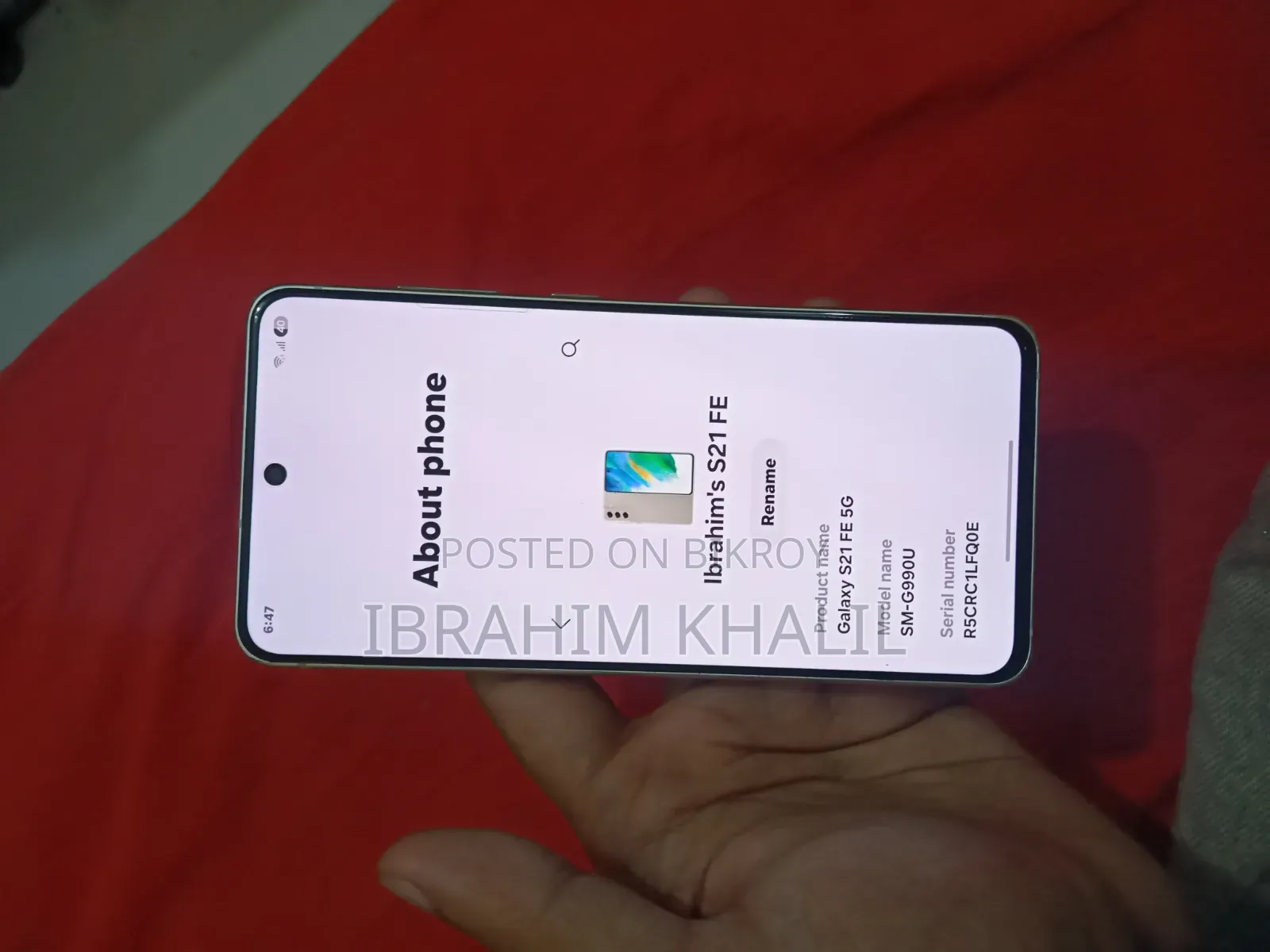 Samsung Galaxy S21 FE 5G 128 GB Green