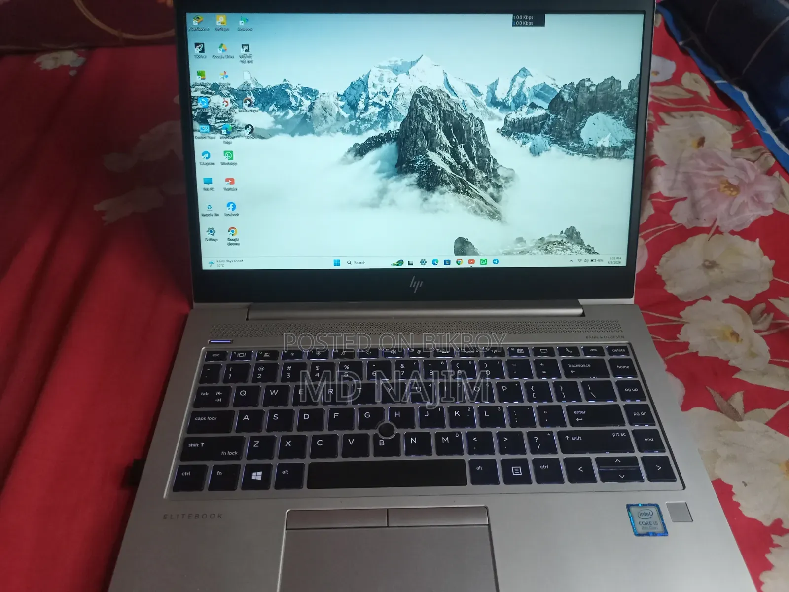 Laptop HP EliteBook 840 G6 16GB Intel Core I5 SSD 256GB