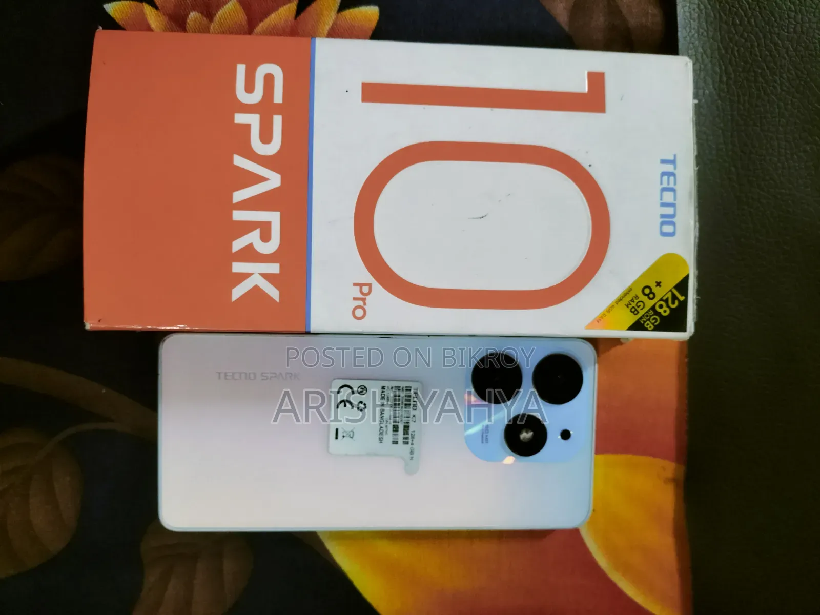 New Tecno Spark 10 Pro 128 GB White