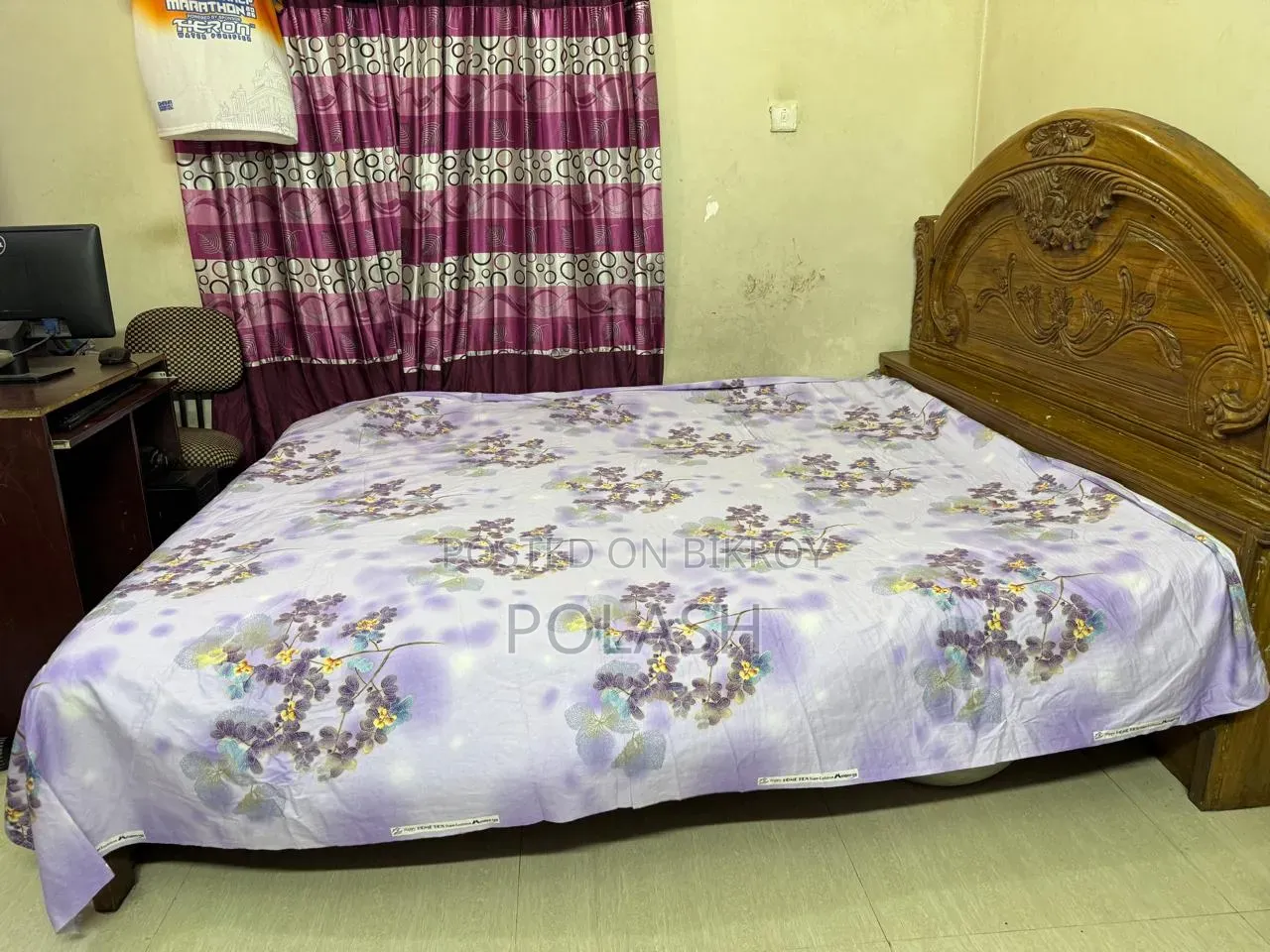 চিটাগাং সেগুন খাট+জাজিম+তোষক