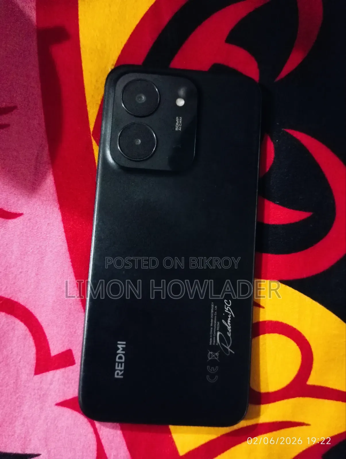 Xiaomi Redmi 15C 4G 256 GB Black
