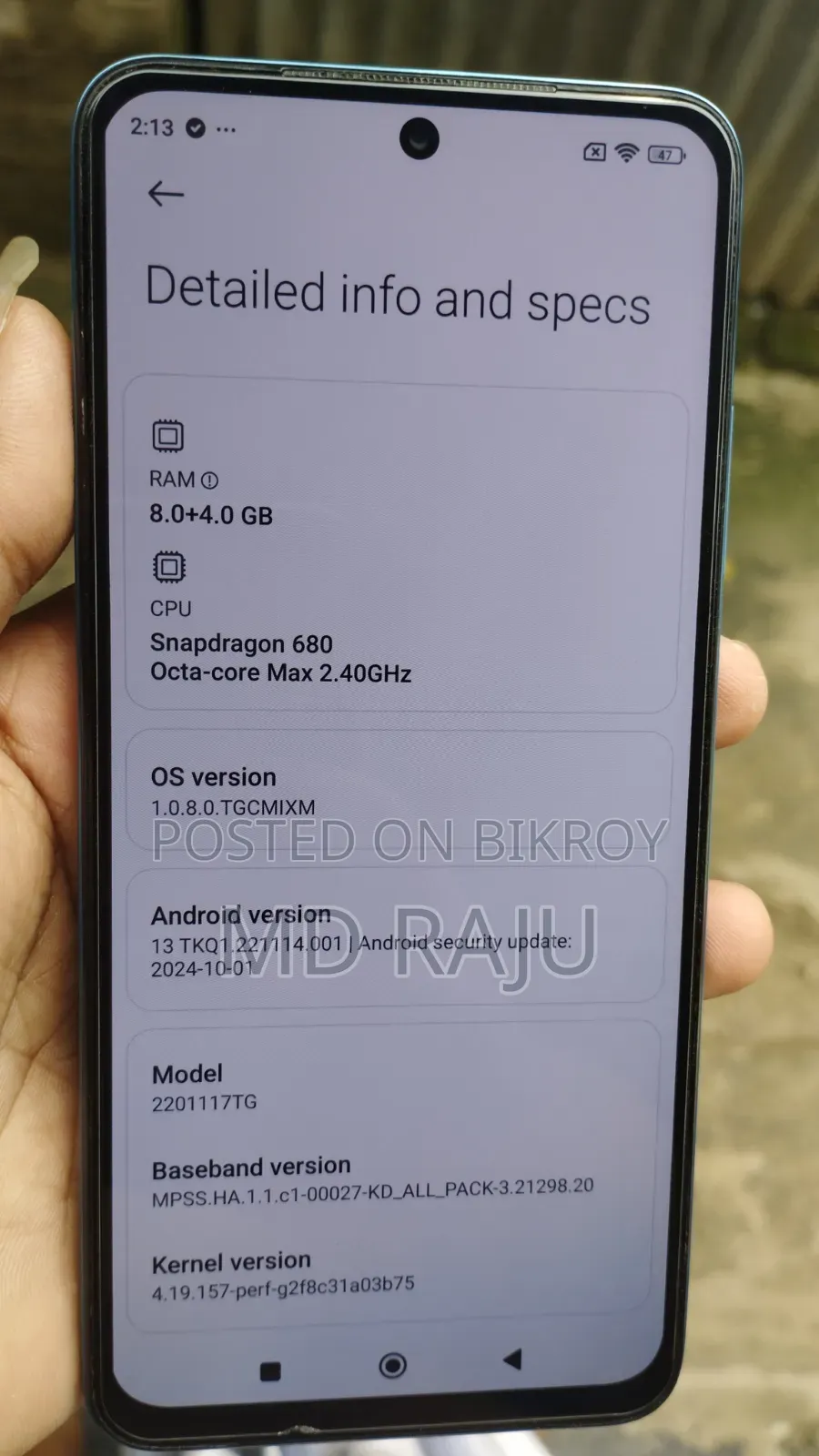 Xiaomi Redmi Note 11 128 GB Blue