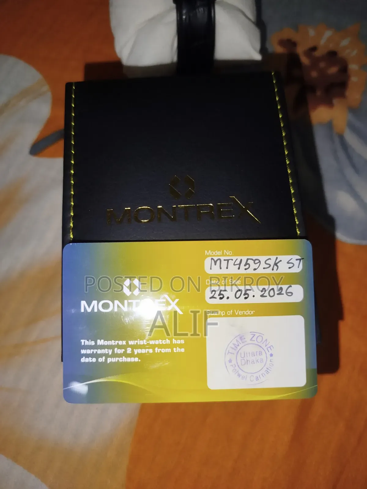 Montrex Watch (Time Zone)