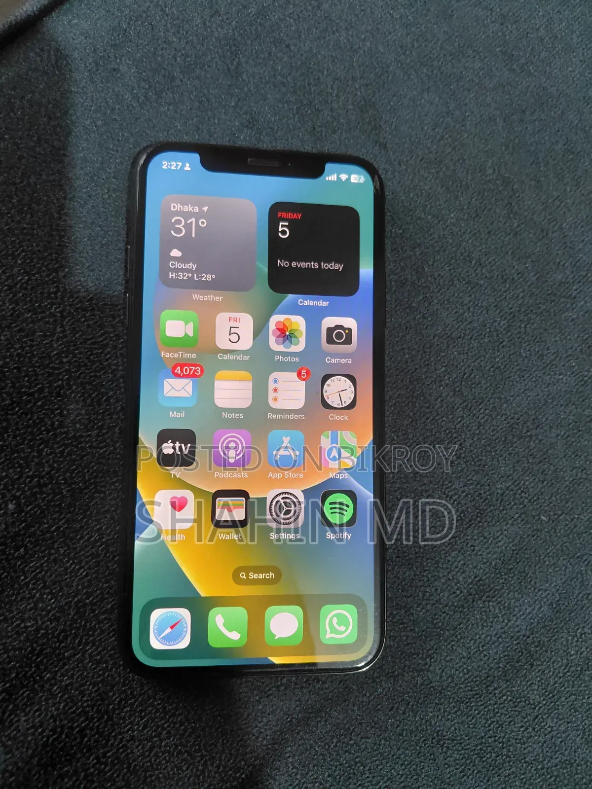Apple iPhone X 64 GB Gray