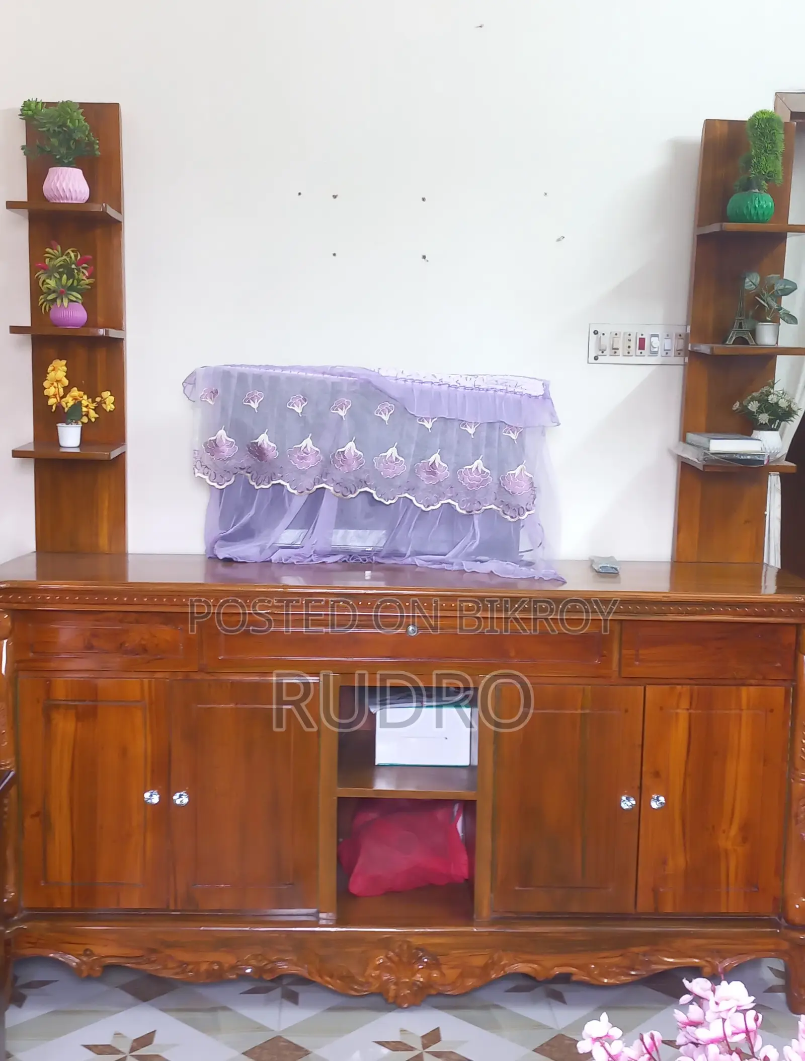 Teak Wood TV Cabinet