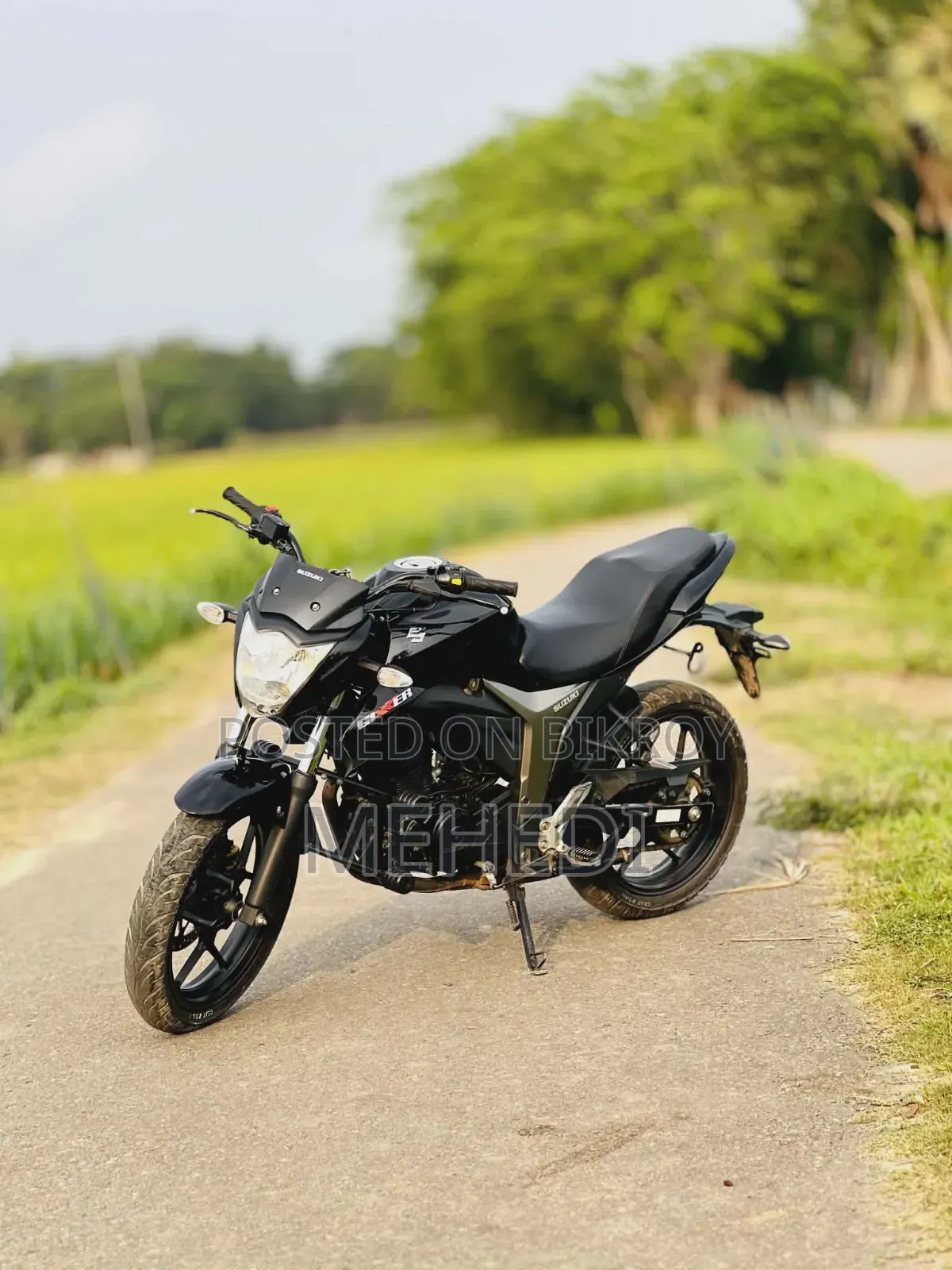 Suzuki Gixxer Monotone 2024 Black