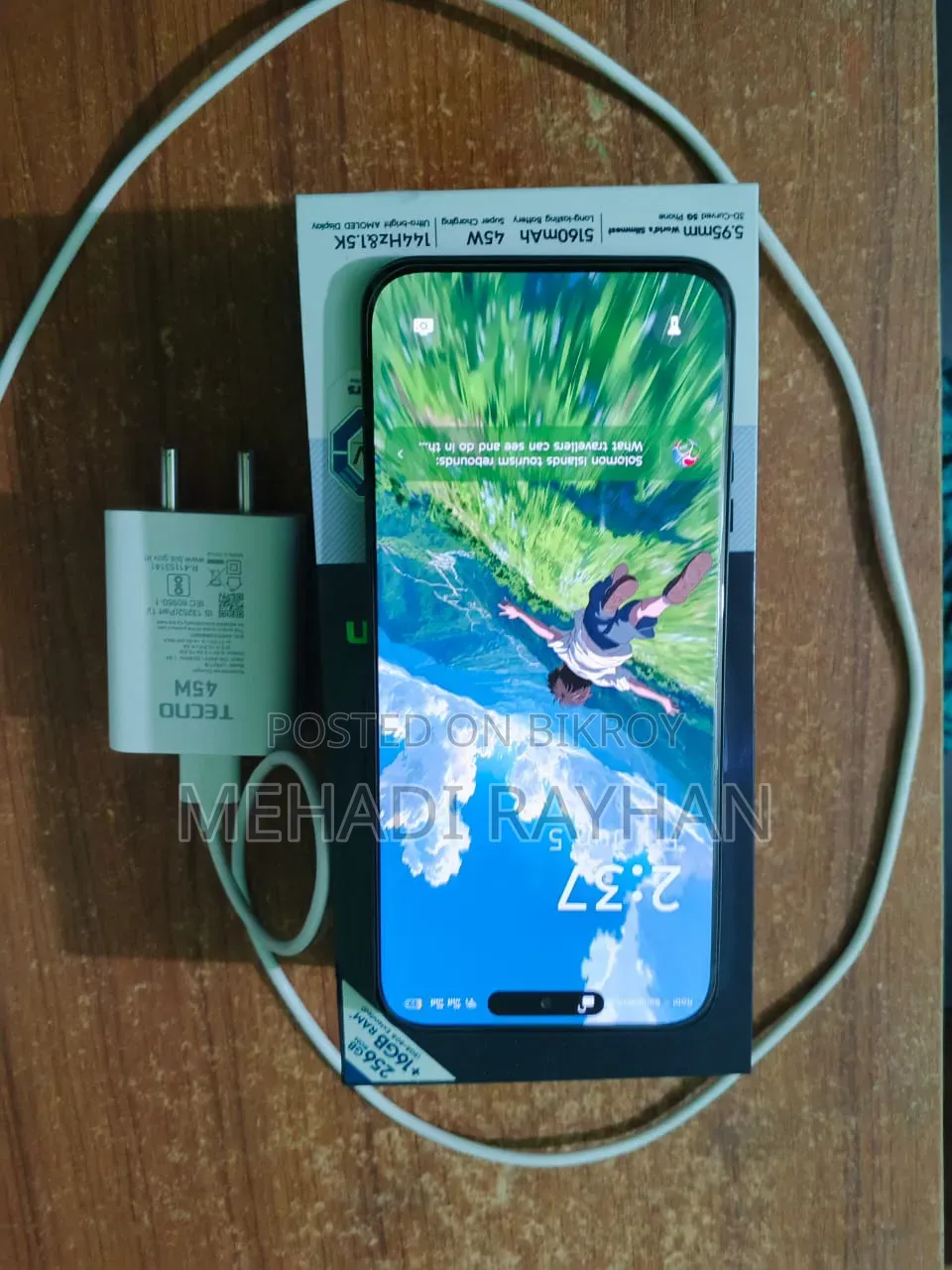 Tecno Pova 5G 128 GB Black