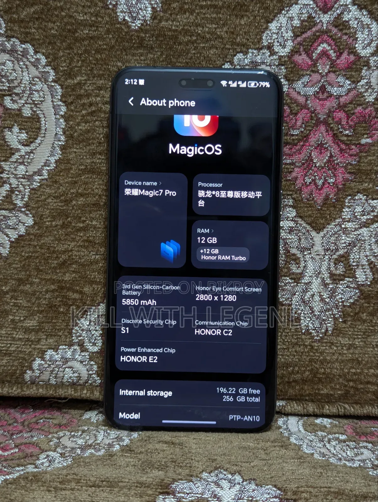 Honor Magic7 Pro 256 GB Black