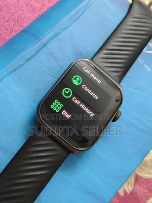 Smart watch with calling feature and AMOLED display.