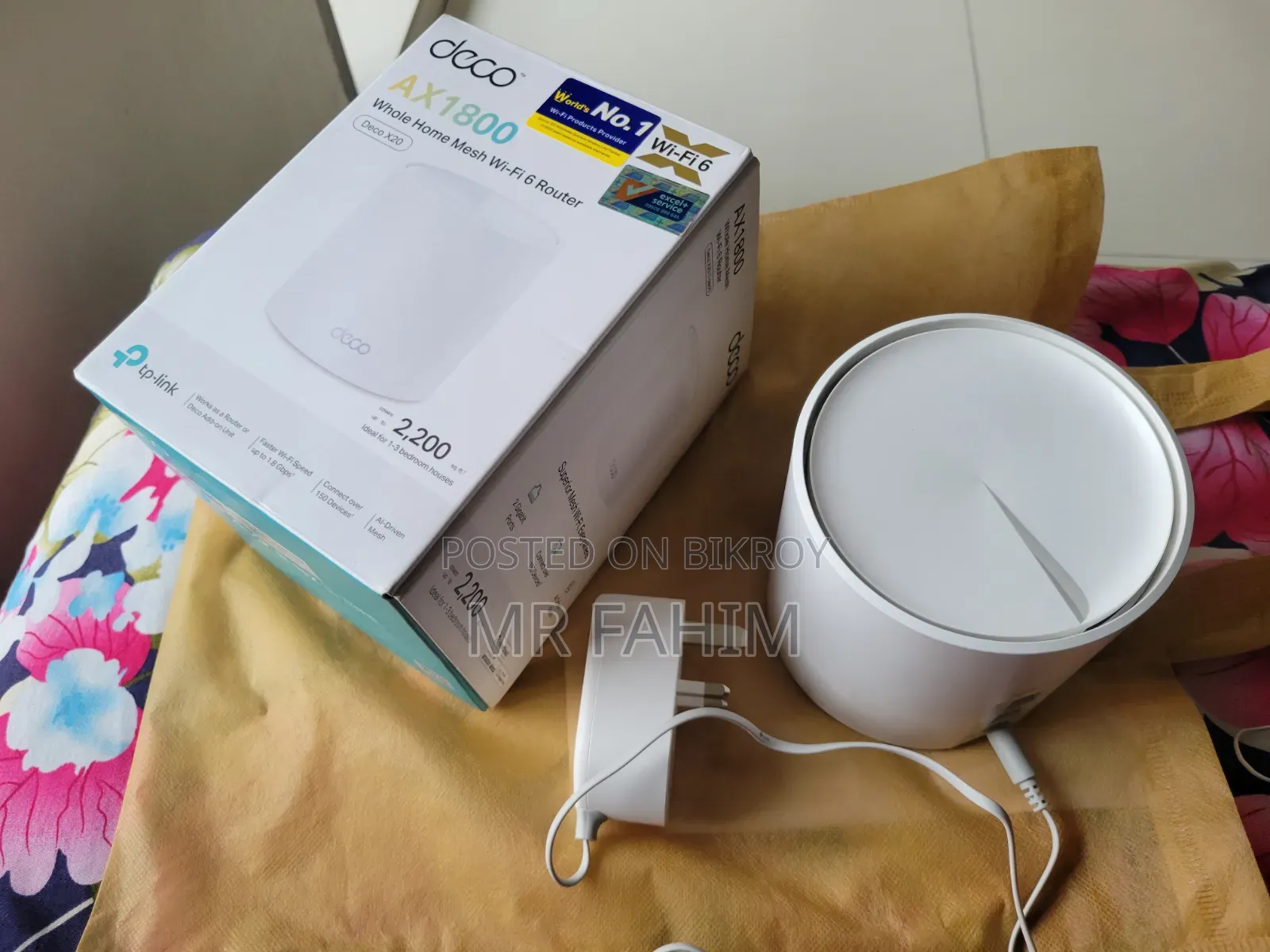 Tp-Link Deco X20 Wifi 6 Mesh Router (Ax1800) – Excellent Condition