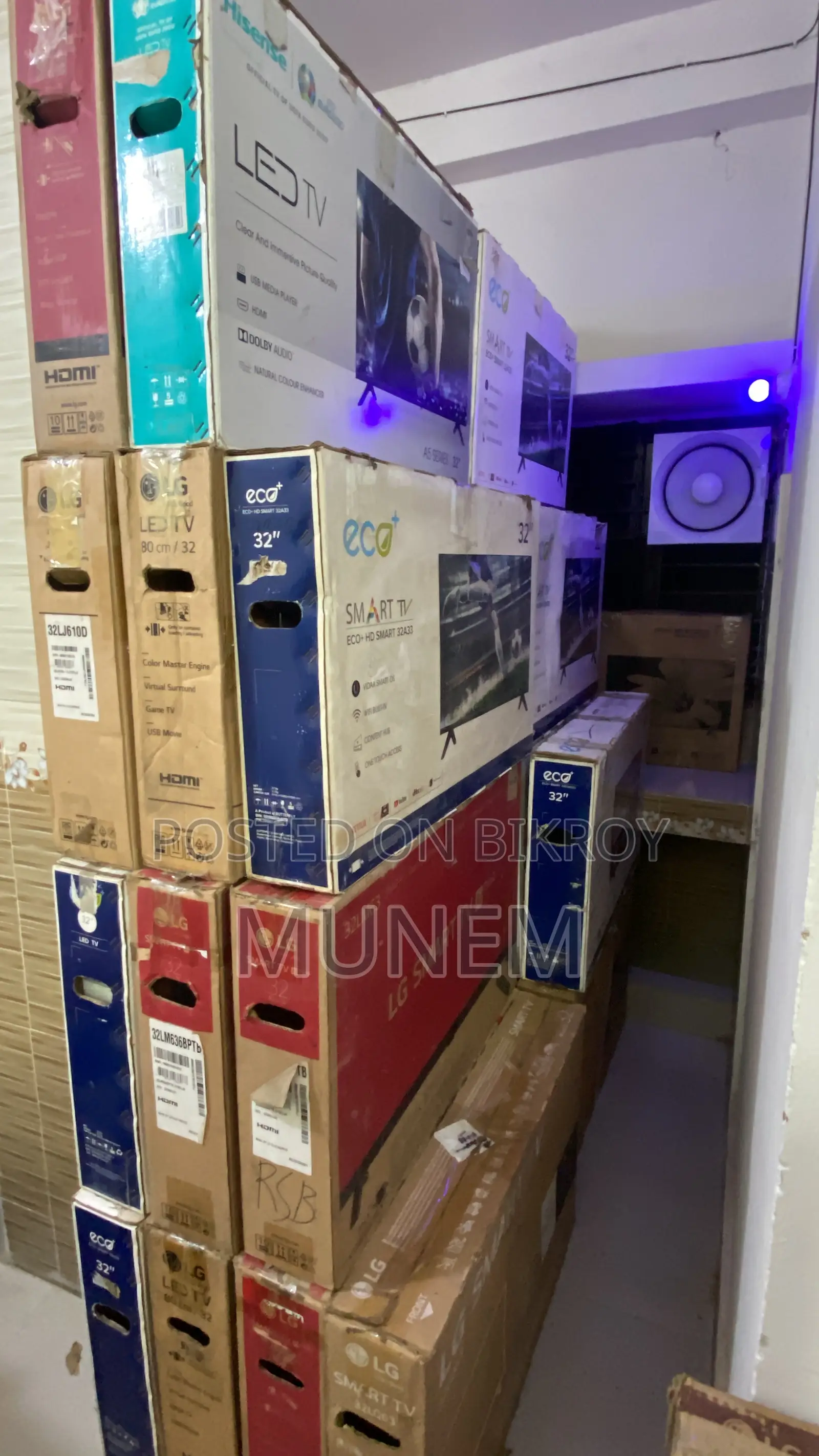 Lg/Eco+/Hisense/ Toshiba 32” Android Tv