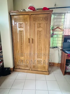 Teak wood wardrobe