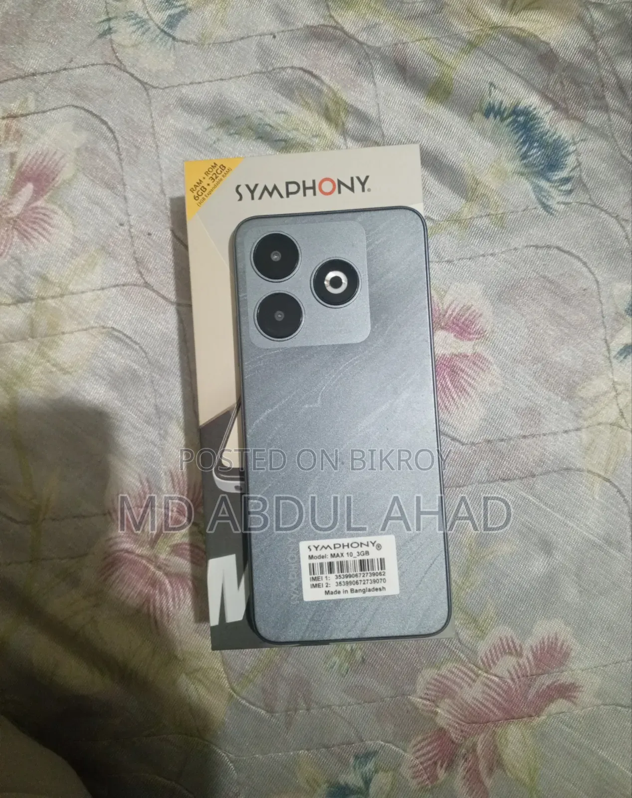 New Symphony MAX 10 32 GB Black