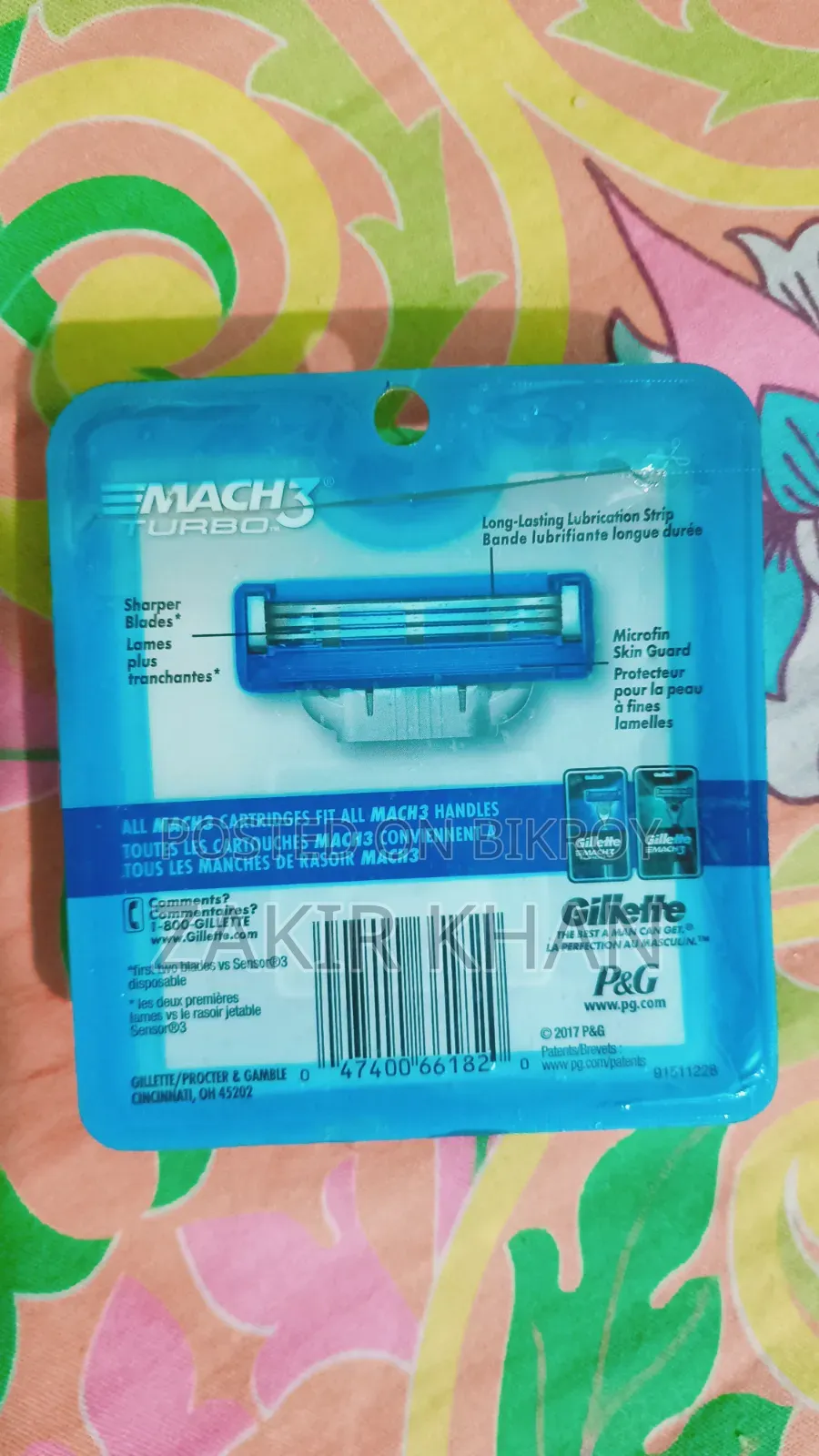 Gillette Mach3 Turbo Razor Set + Blade Set