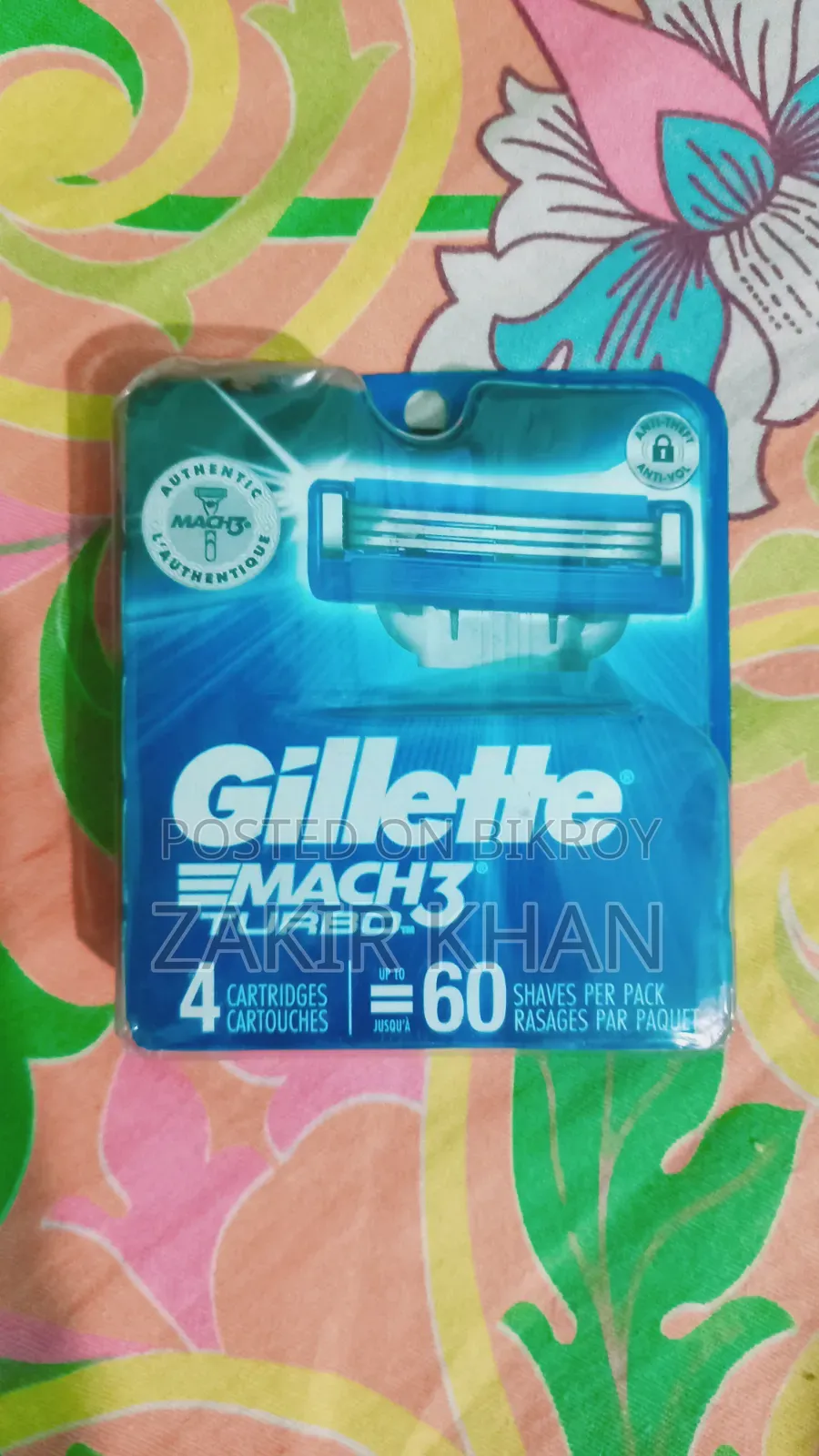 Gillette Mach3 Turbo Razor Set + Blade Set