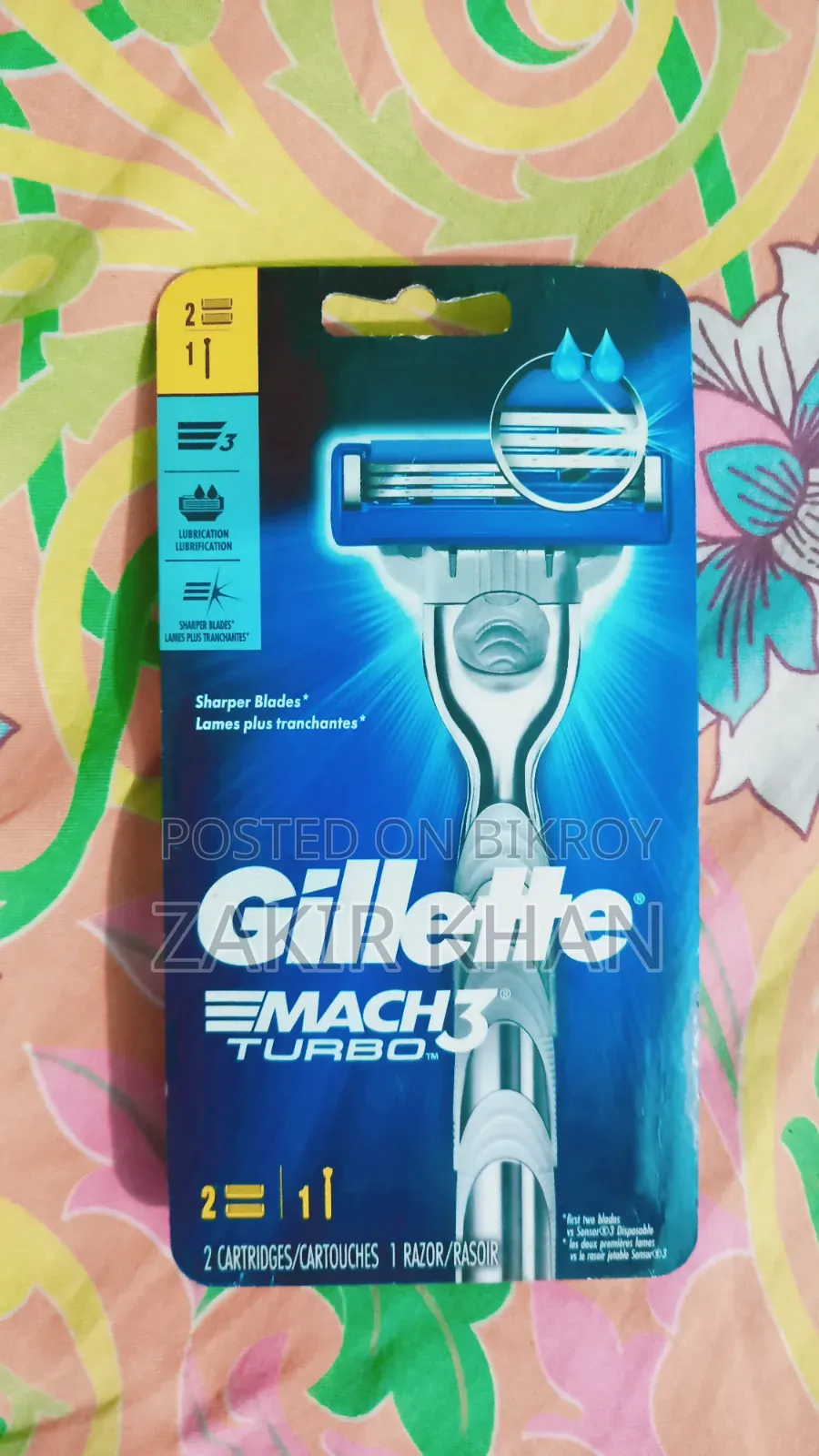 Gillette Mach3 Turbo Razor Set + Blade Set