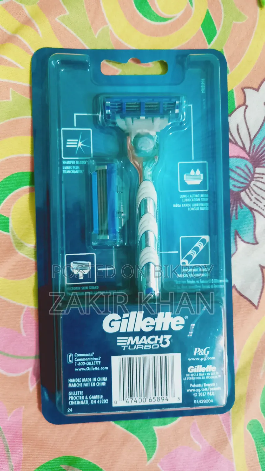 Gillette Mach3 Turbo Razor Set + Blade Set