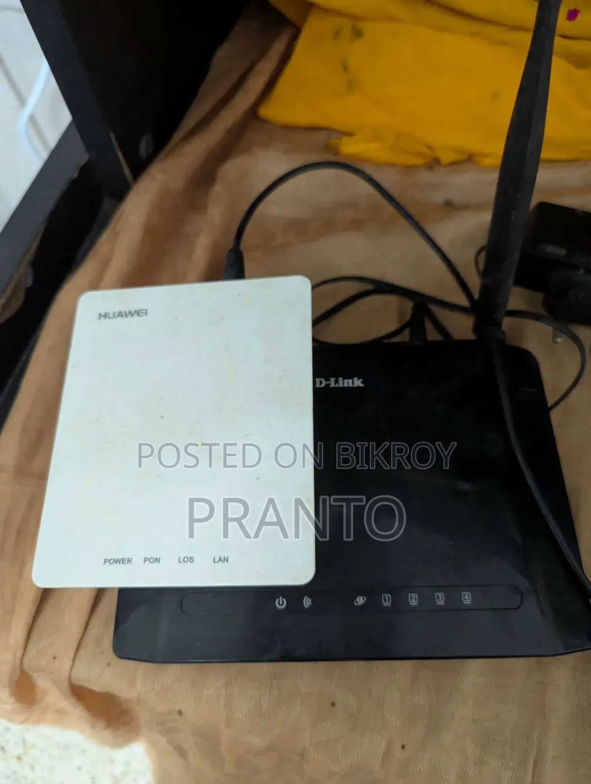 D-Link Router + Huawei ONU