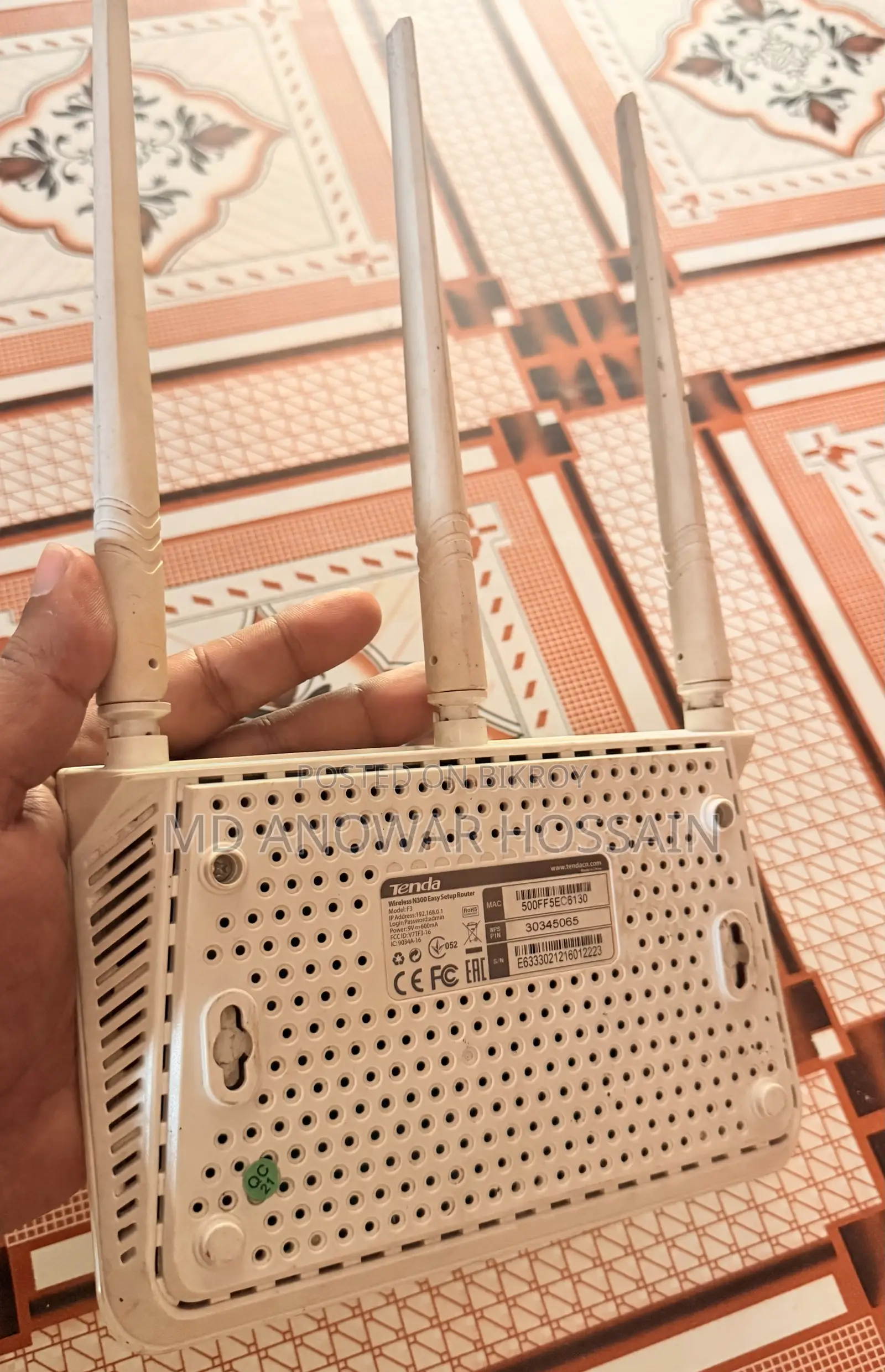 Tenda F3 Router