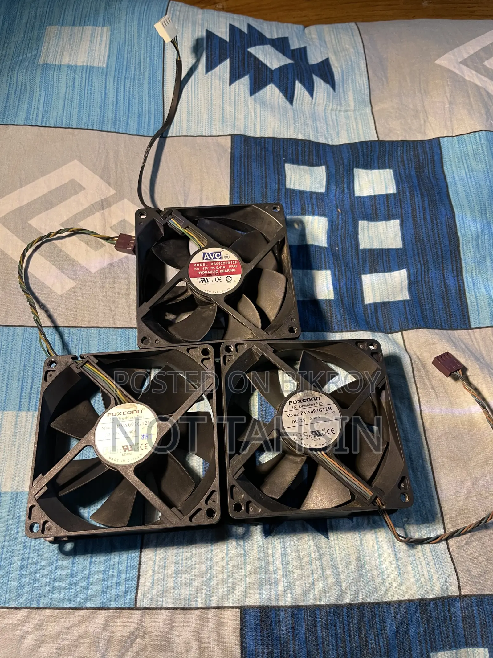Premium Heavy Duty PC Cooling Fan Combo (3 Pcs) for Sale