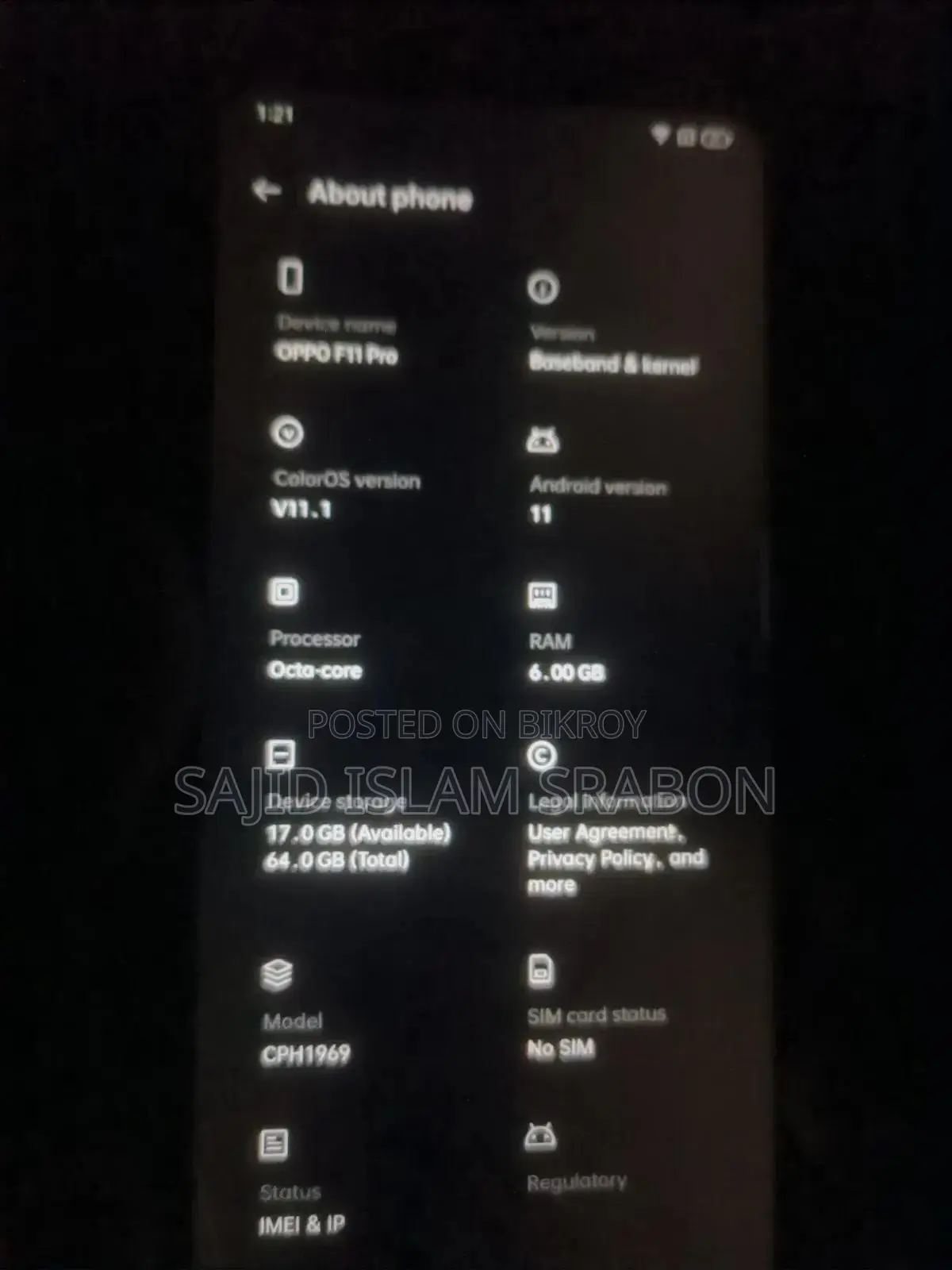Oppo F11 Pro 64 GB Red